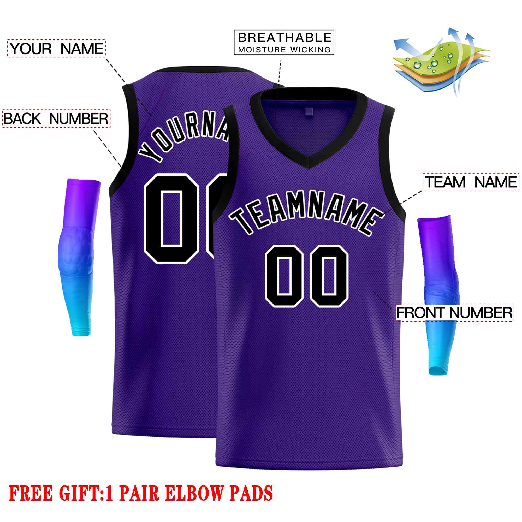 Custom Classic Tops Herren-Freizeit-Basketballtrikot