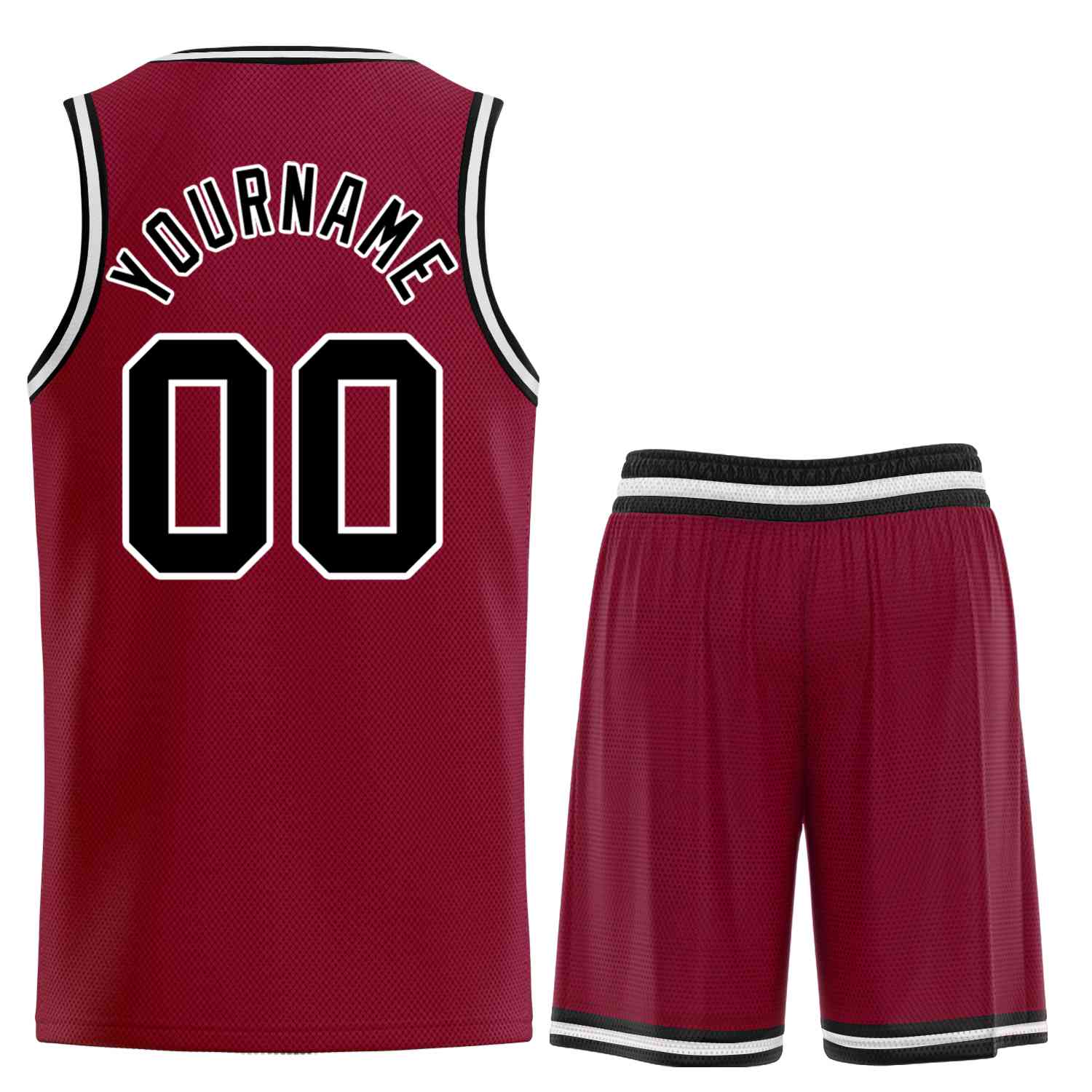 Custom Classic Sets gebogenes Basketballtrikot