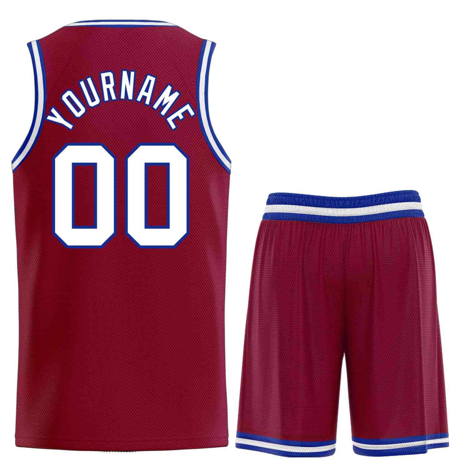 Custom Classic Sets gebogenes Basketballtrikot