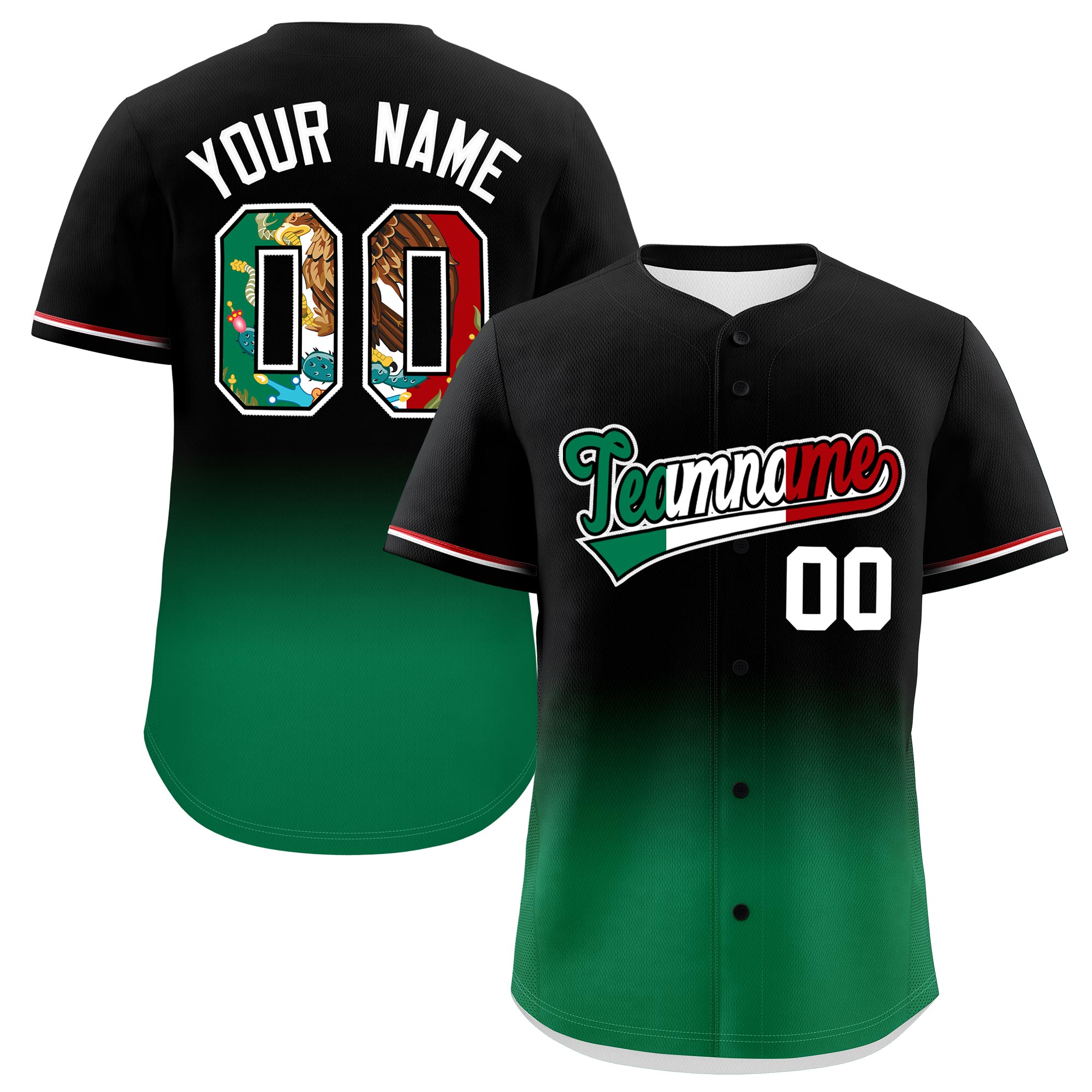Benutzerdefiniertes Baseball-Trikot aus Stretchstoff mit Graffiti-Muster im mexikanischen Stil Benutzerdefiniertes Baseball-Trikot aus Stretchstoff mit Graffiti-Muster im mexikanischen Stil