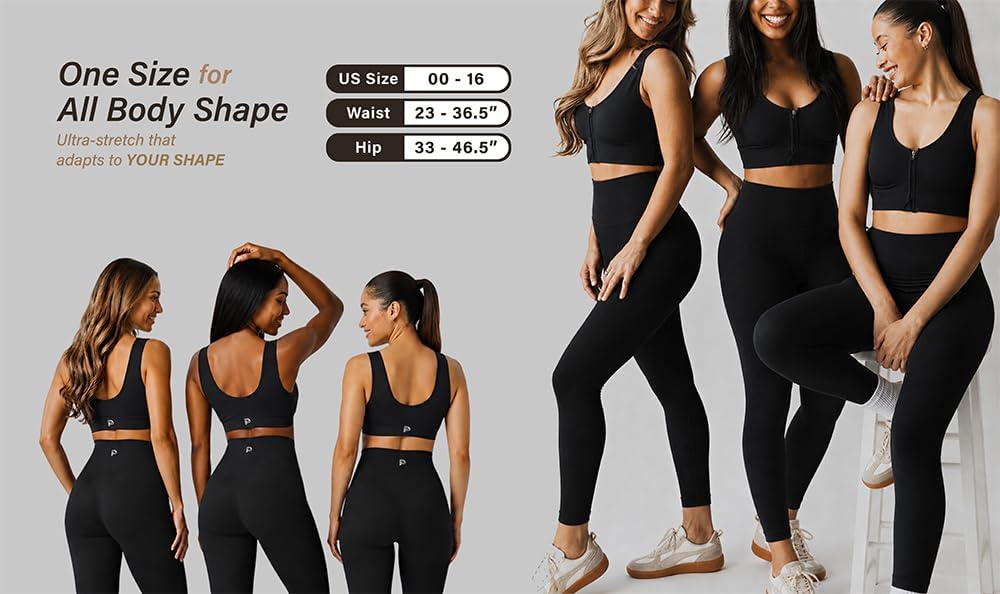 Women's High Waist Compression Leggings (Black) Women's High Waist Compression Leggings (Black)