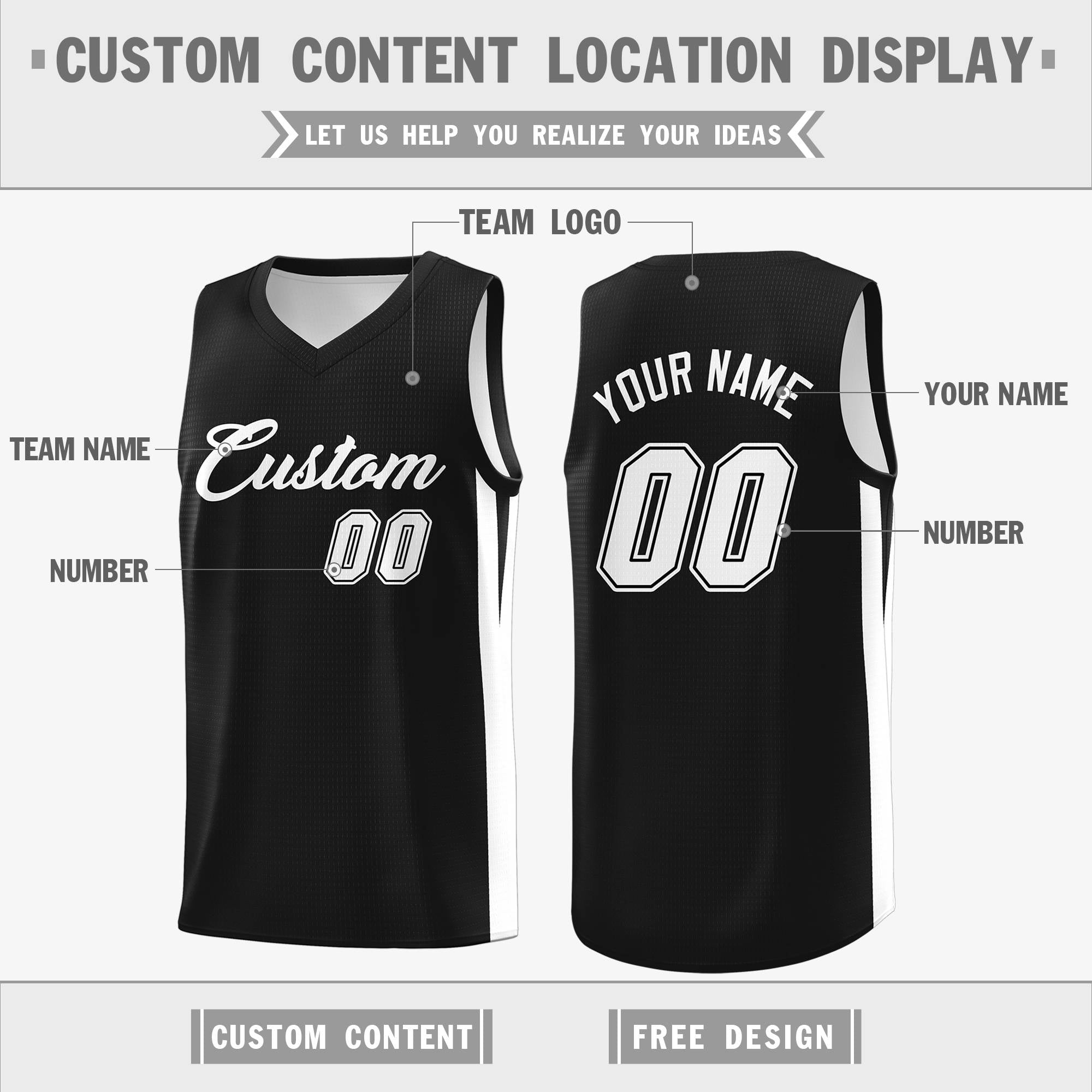 Benutzerdefiniertes klassisches Tops-Basketballtrikot