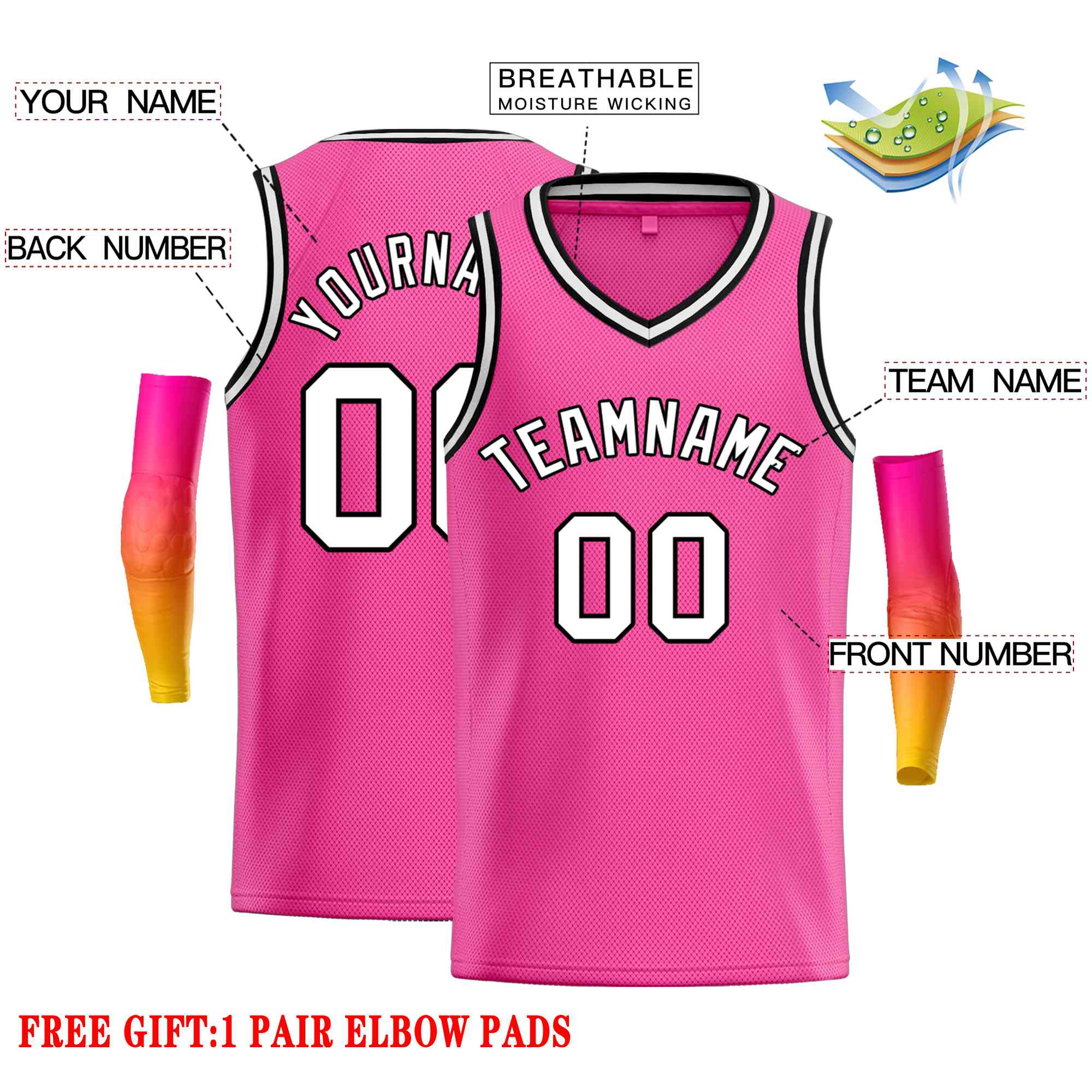 Custom Classic Tops Herren-Freizeit-Basketballtrikot