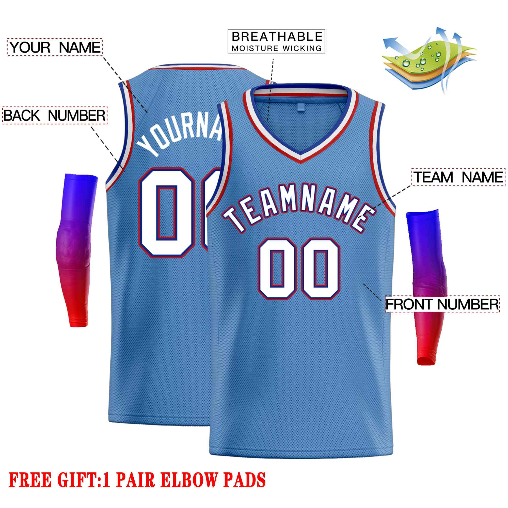 Custom Classic Tops Herren-Freizeit-Basketballtrikot