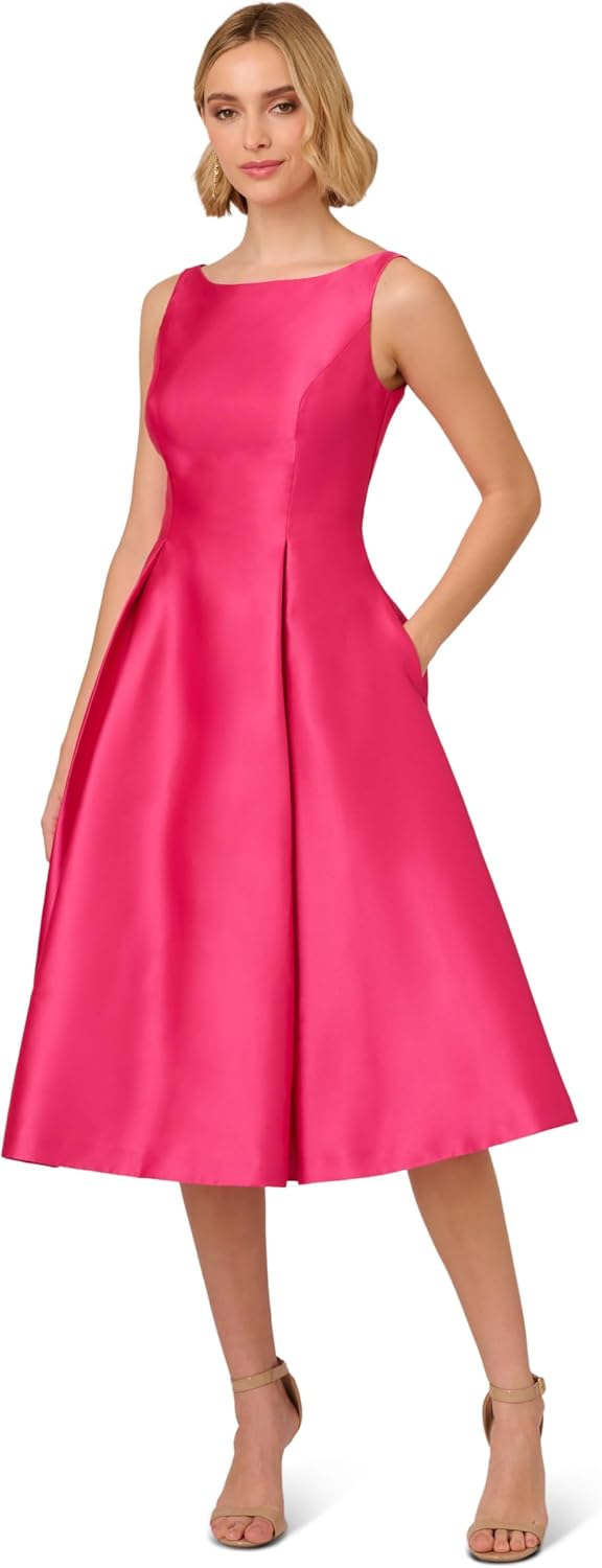 Sleeveless Tea Length Dress