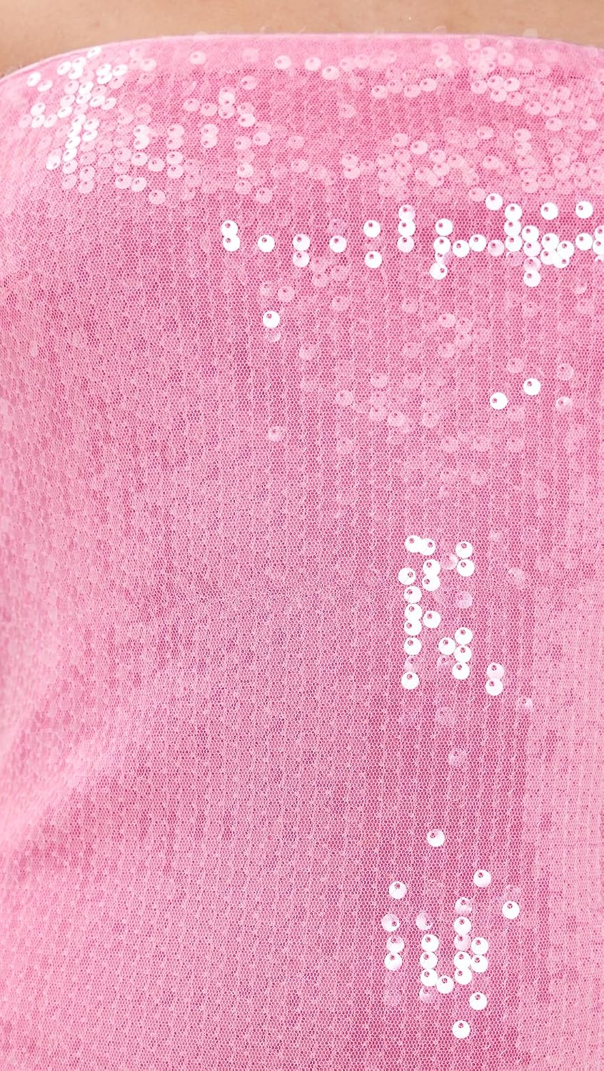 Women's Strapless Sequins Maxi Dress