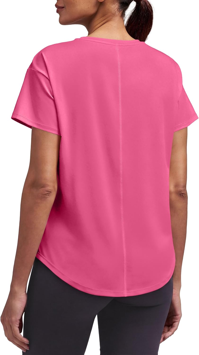 Workout Tops for Women Short Sleeve T-Shirts Loose Fit Athletic Fitness Clothing Gym Running Yoga Summer Tops