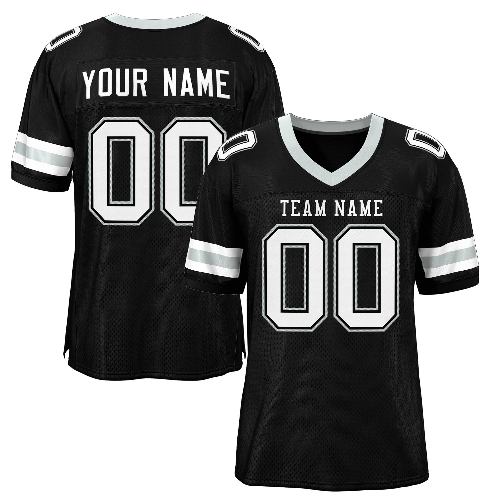 Maßgeschneidertes authentisches Mesh-Fußballtrikot im klassischen Stil