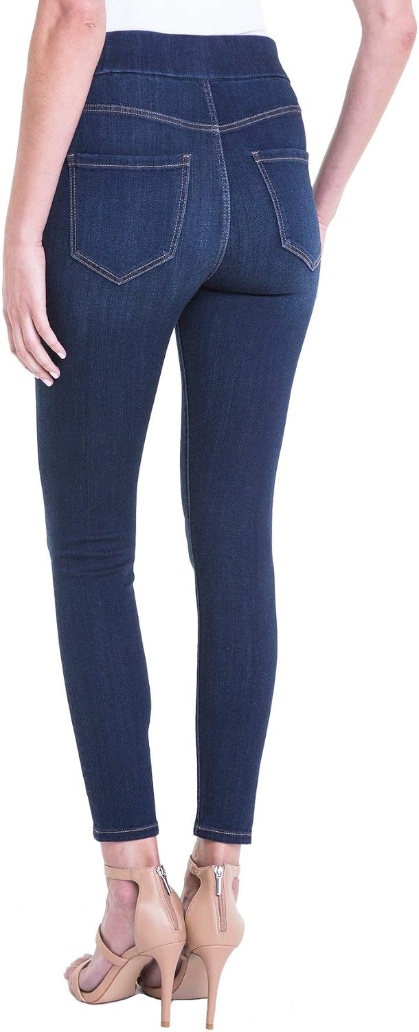 Women's Pull On Ankle Jegging Jeans Dark Wash