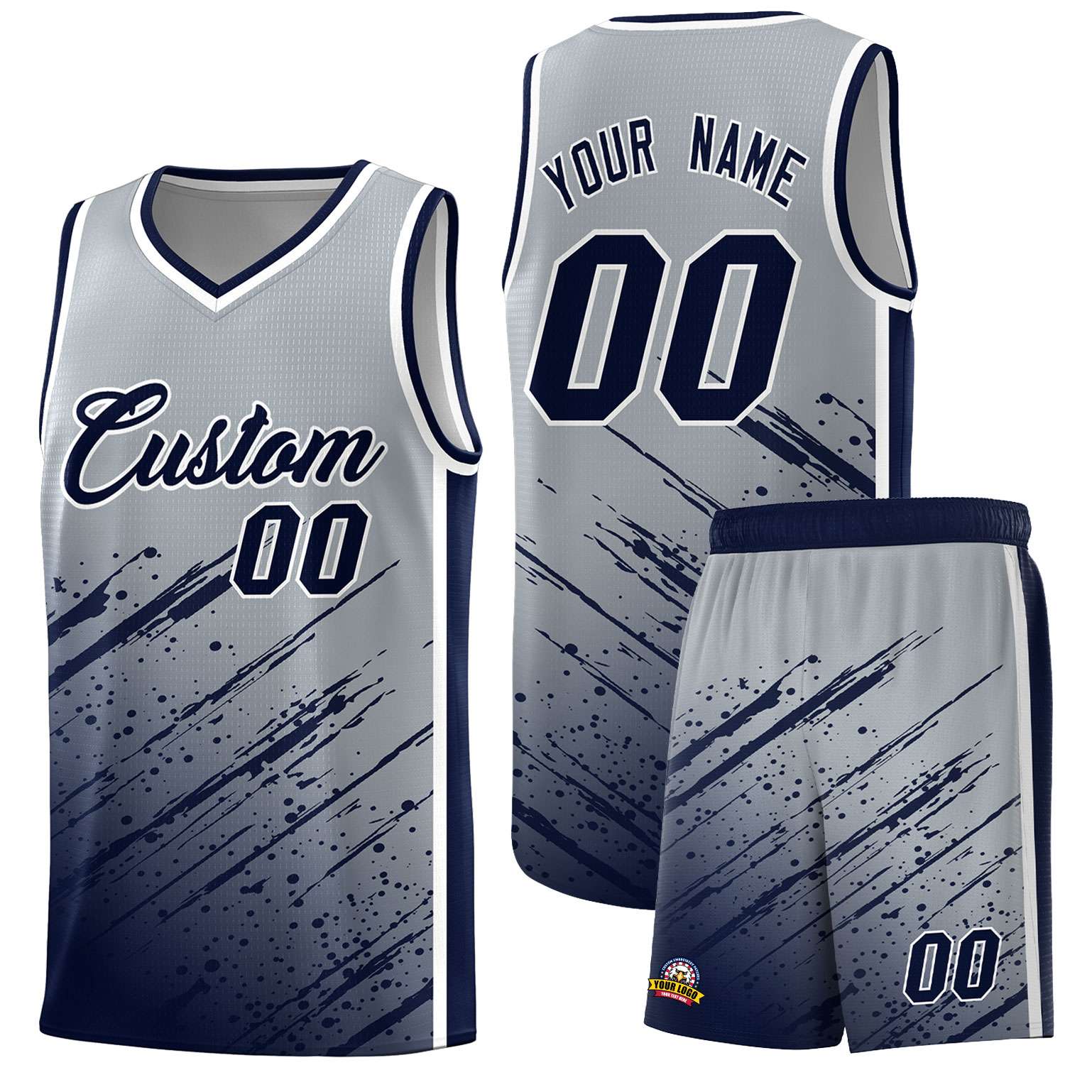 Maßgeschneiderte Splash-Basketballuniformen leicht für die Schule Maßgeschneiderte Splash-Basketballuniformen leicht für die Schule