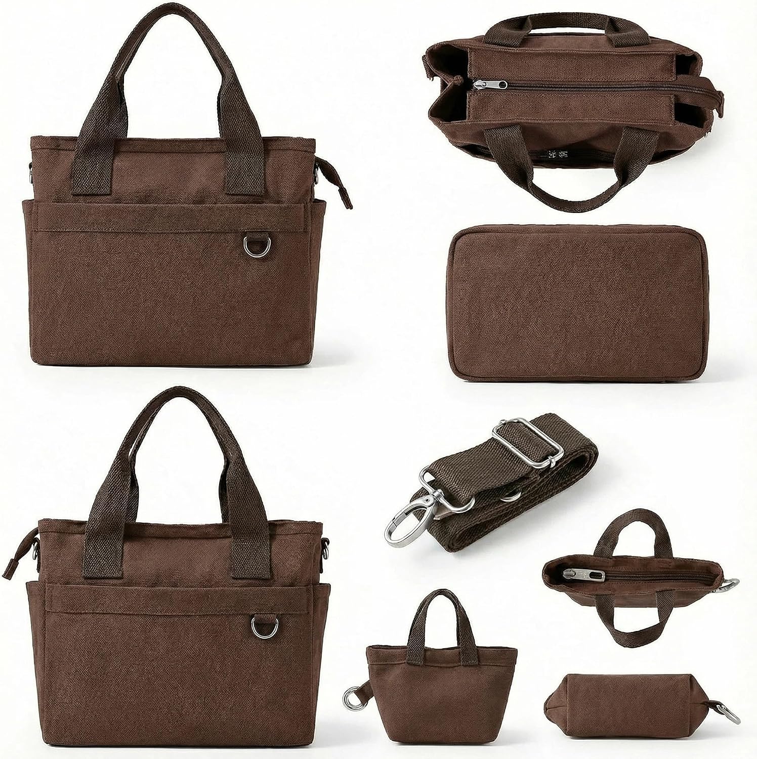 Women's Canvas Tote Bag Five Color Options