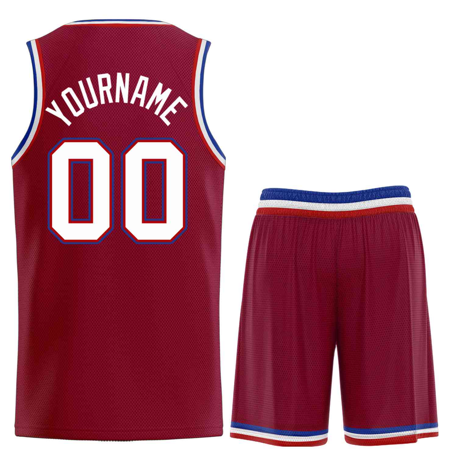 Custom Classic Sets gebogenes Basketballtrikot