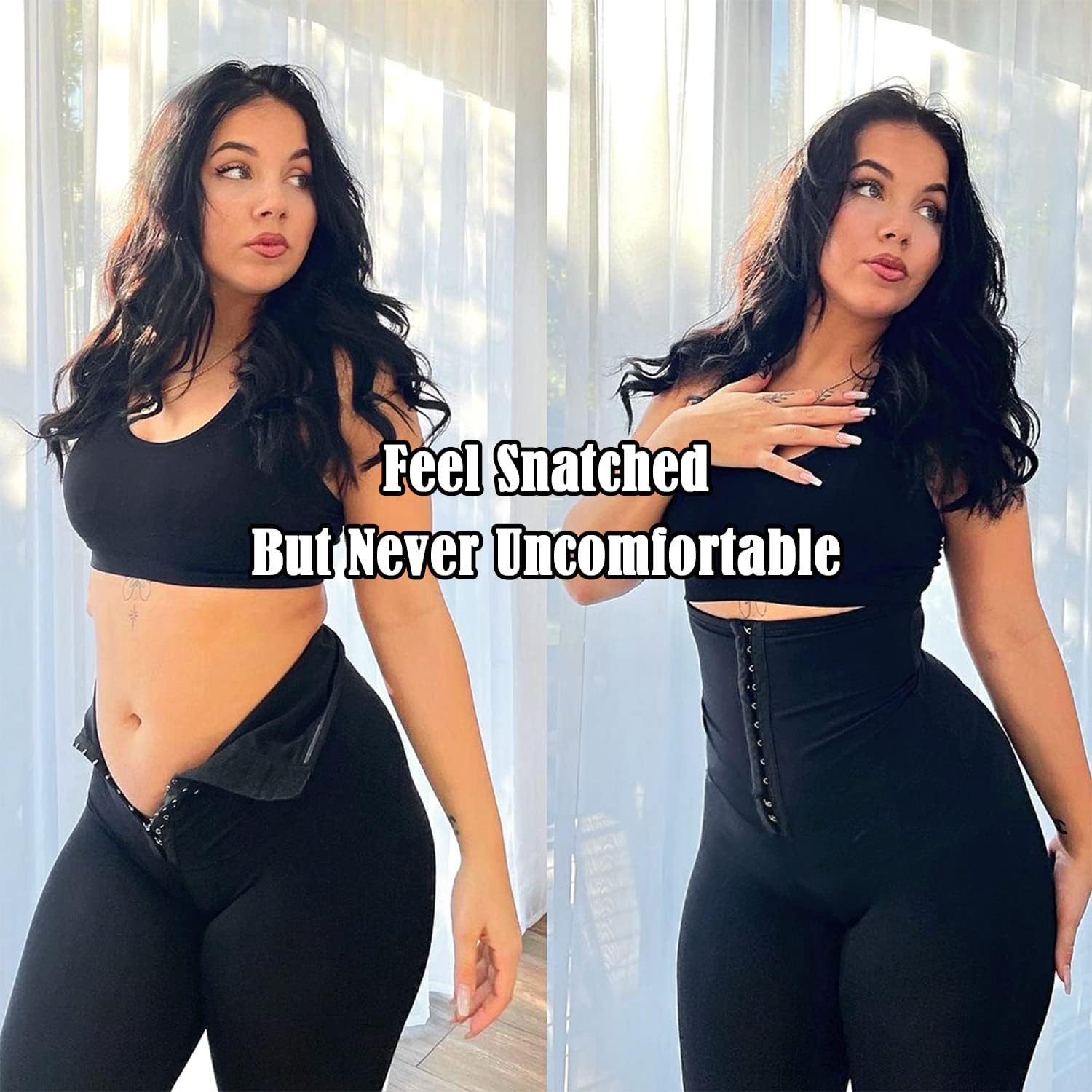 Super High Waist Corset Leggings for Women Shaper with Trainer Compression Yoga Pants