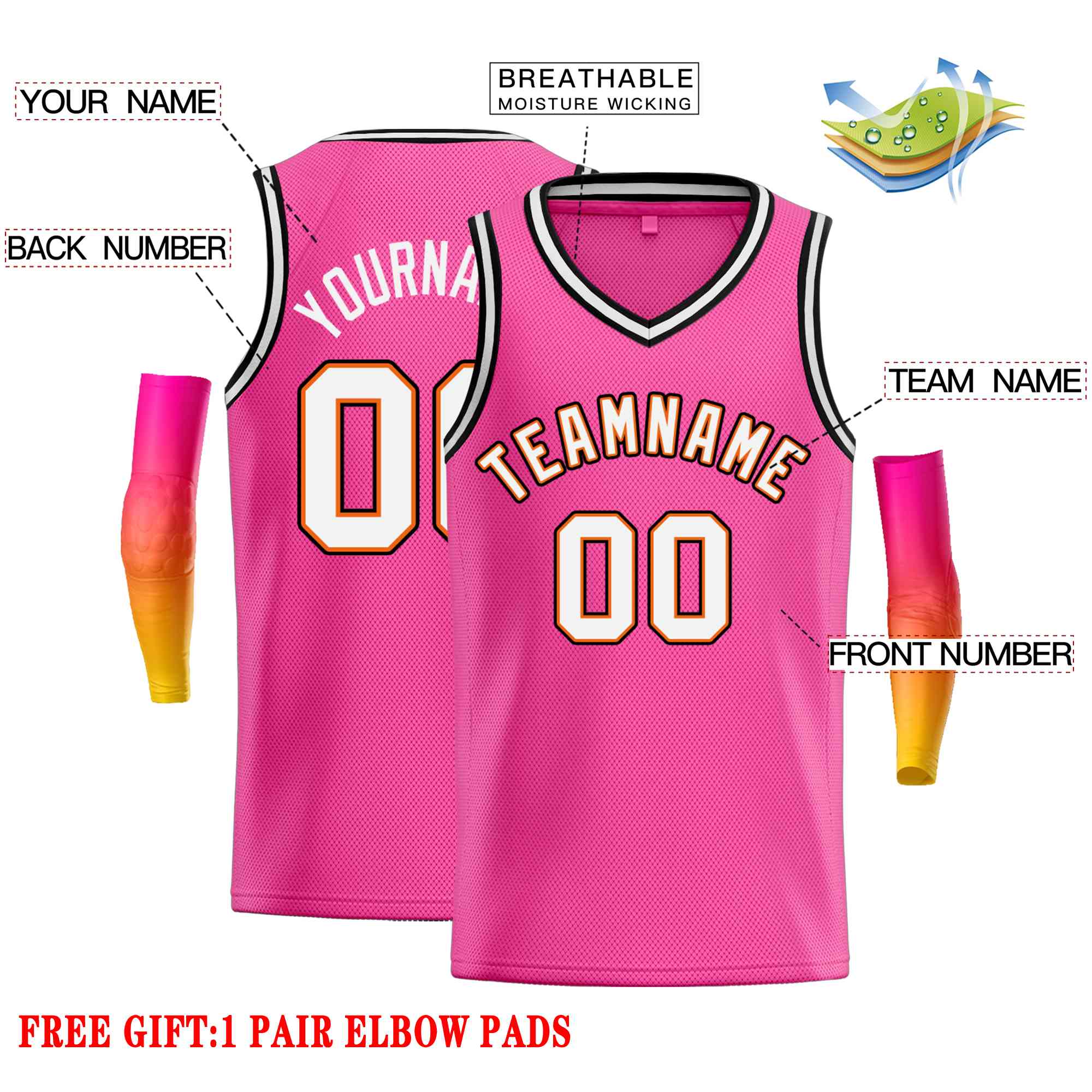 Custom Classic Tops Herren-Freizeit-Basketballtrikot