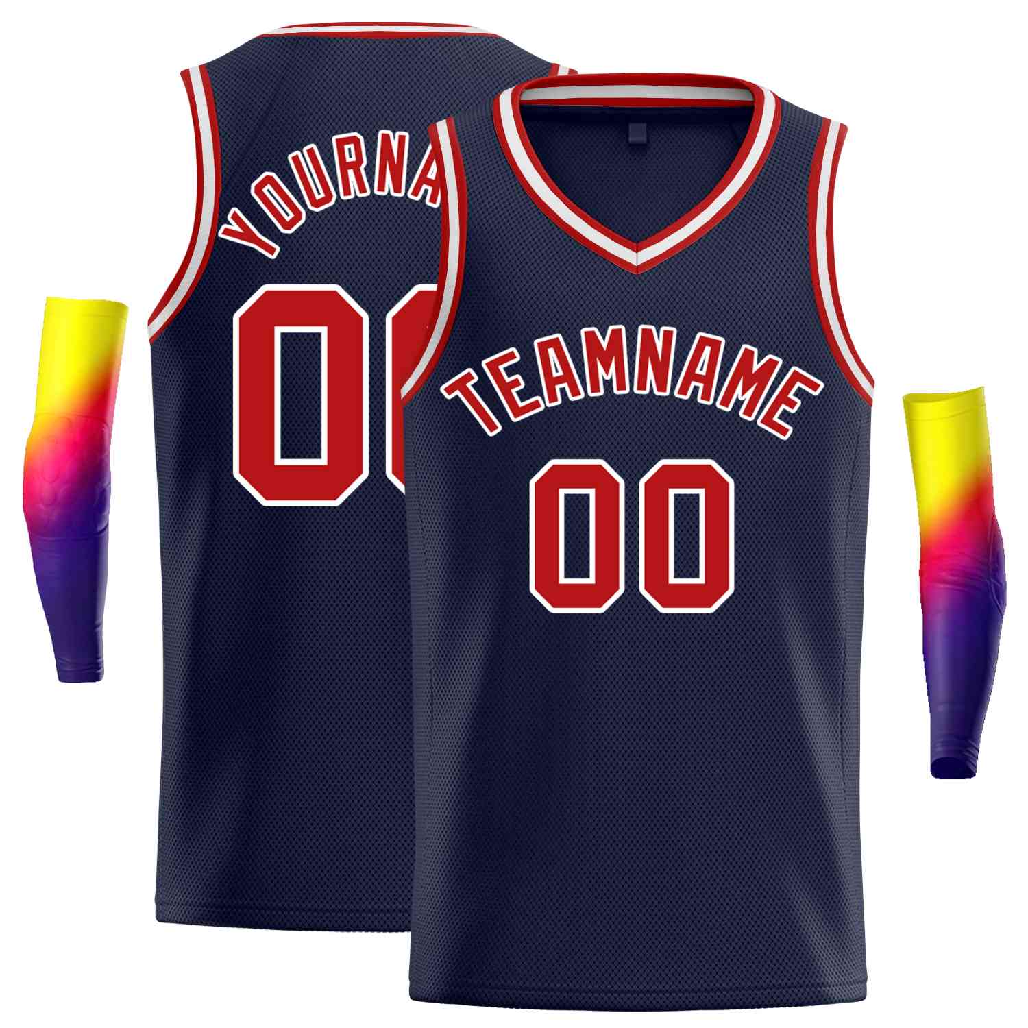 Custom Classic Tops Herren-Freizeit-Basketballtrikot