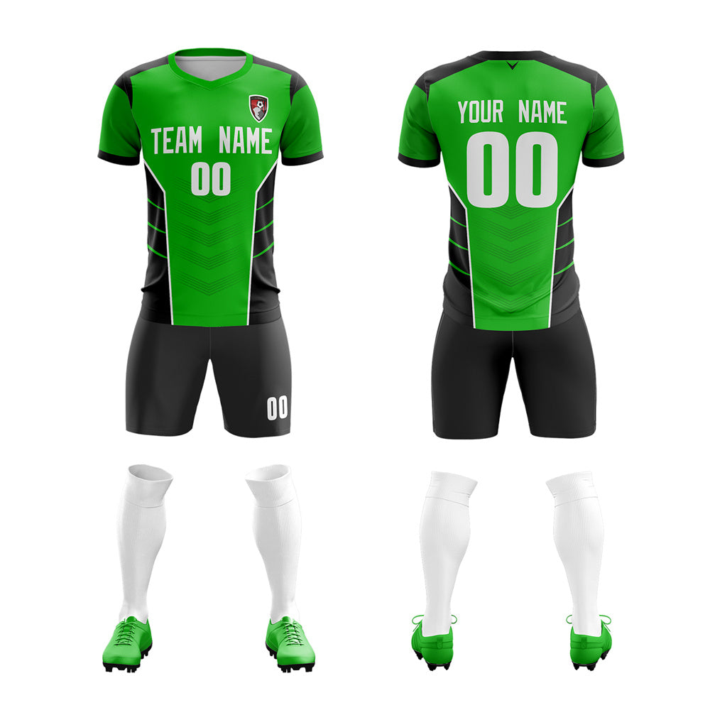 Maßgeschneiderte Soft-Trainingsuniform-Fußball-Sets-Trikots