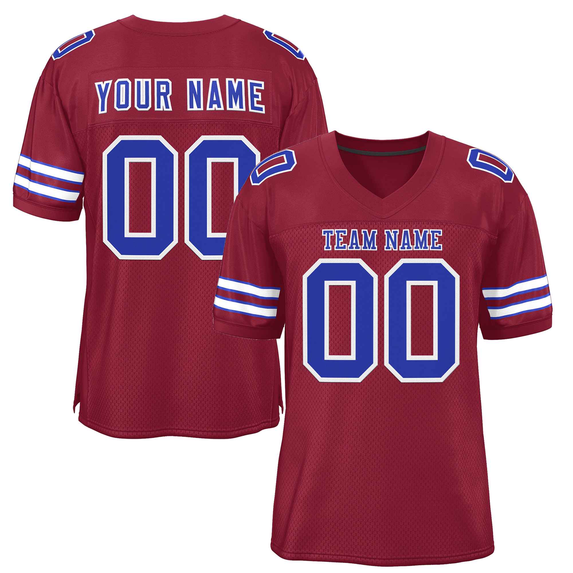 Maßgeschneidertes authentisches Fußballtrikot im klassischen Stil
