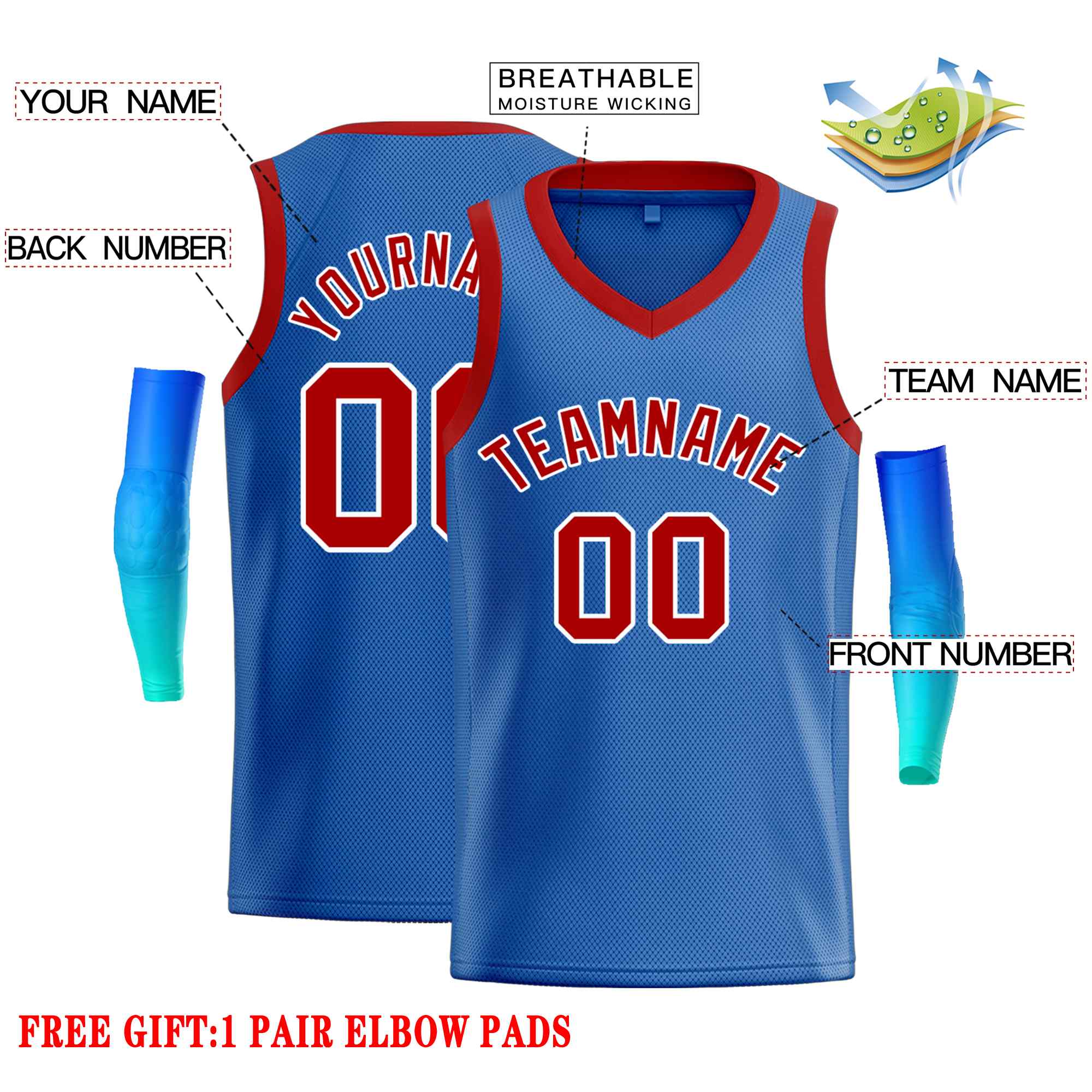 Custom Classic Tops Herren-Freizeit-Basketballtrikot