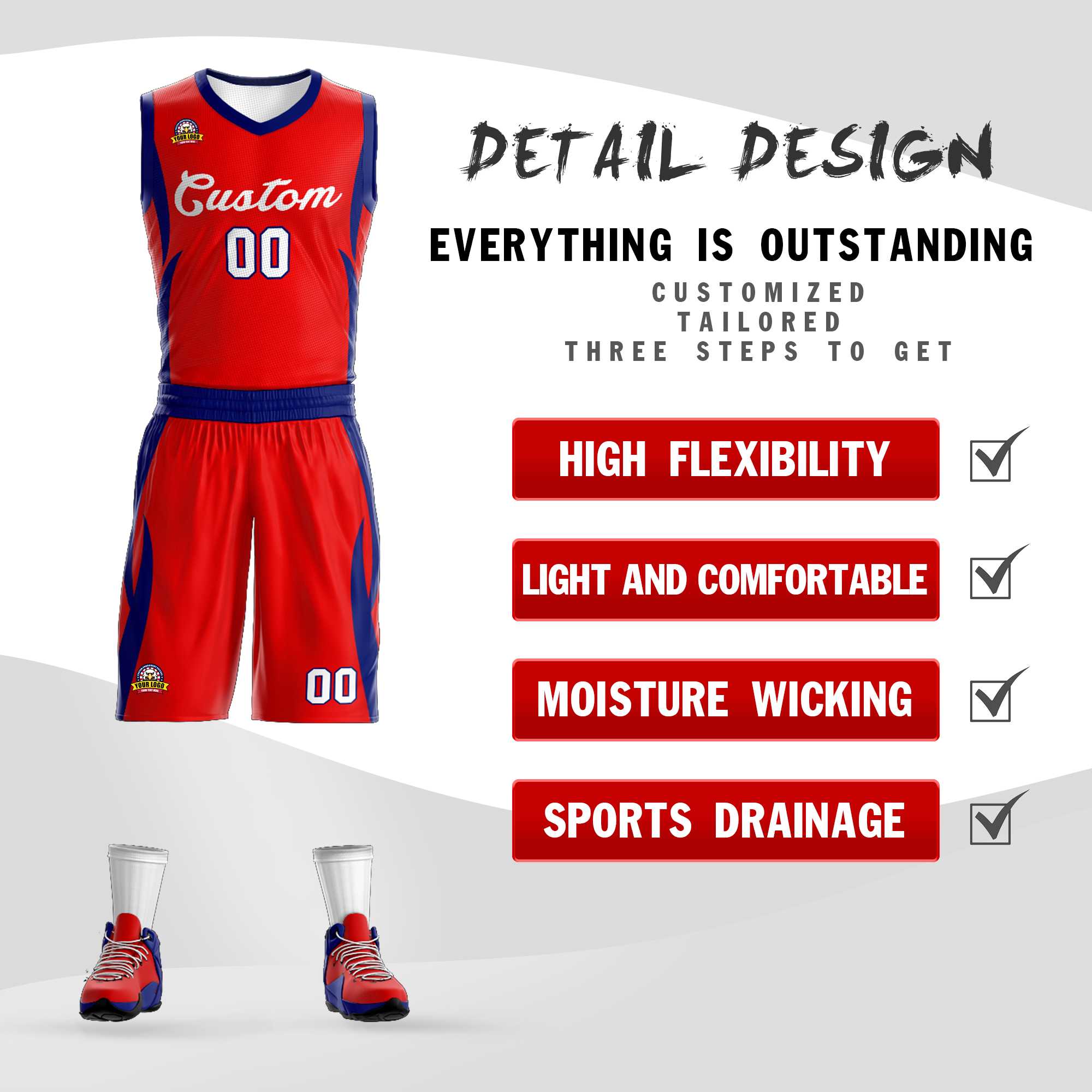 Custom Classic Sets Mesh-Basketballtrikot Custom Classic Sets Mesh-Basketballtrikot