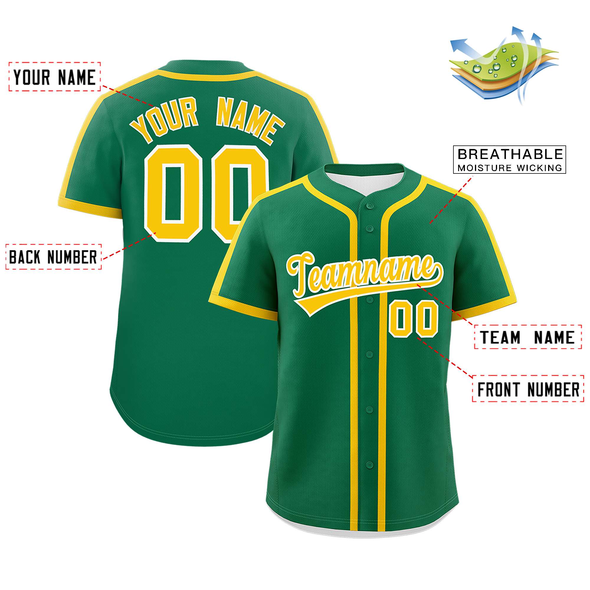 Benutzerdefinierte personalisierte klassische authentische Baseball-Trikot