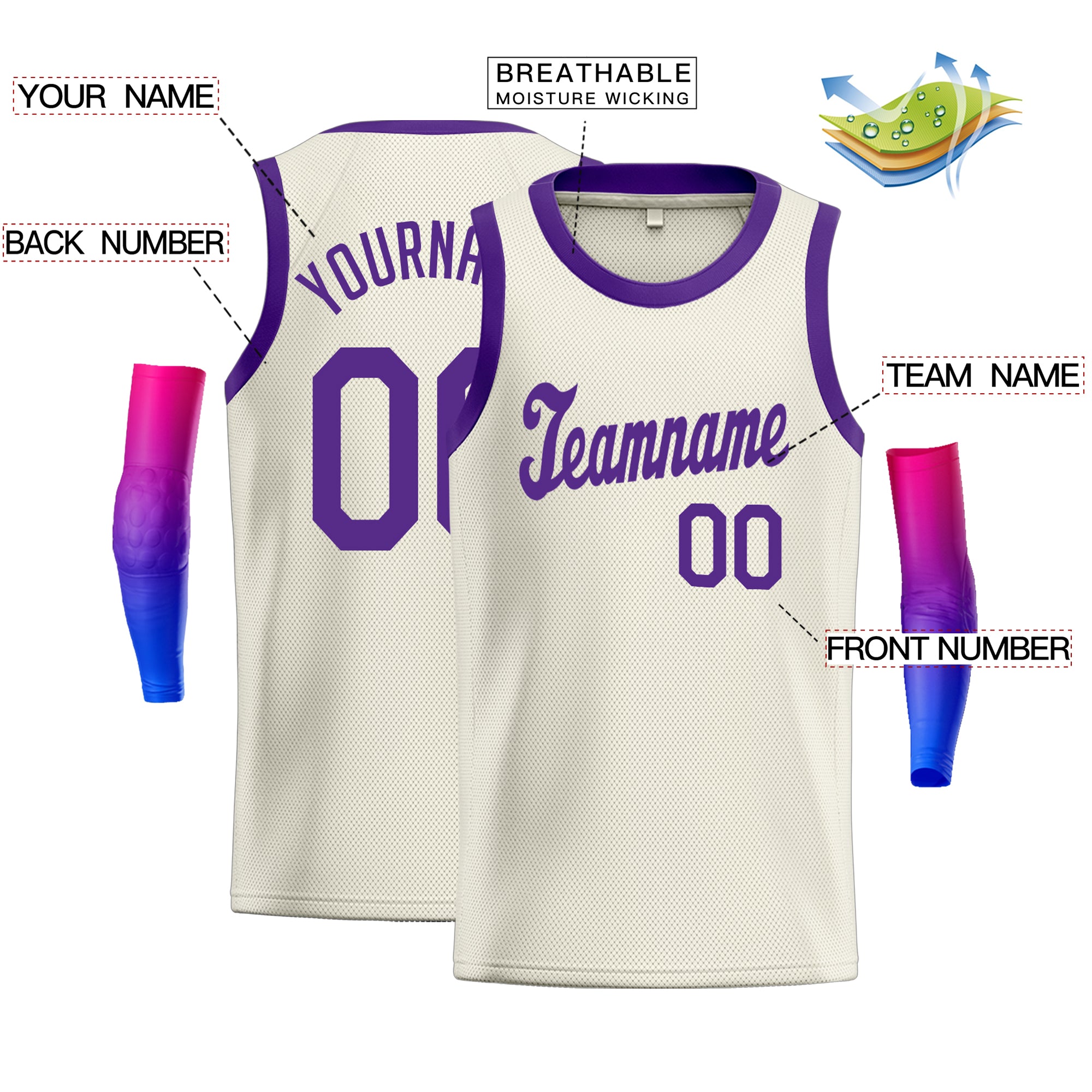 Custom Classic Tops Athletic Casual Basketball-Trikot