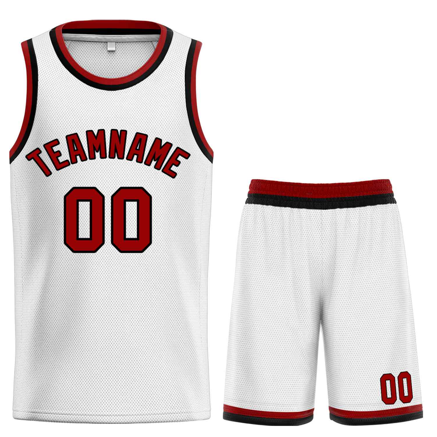 Custom Classic Sets gebogenes Basketballtrikot