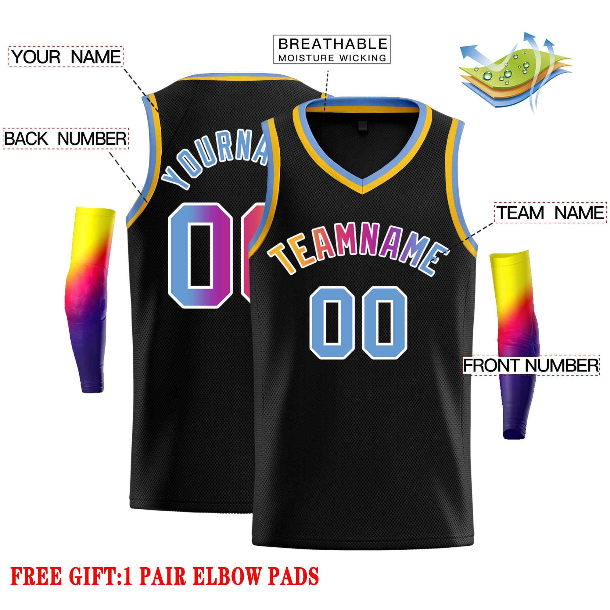 Custom Classic Tops Herren-Freizeit-Basketballtrikot