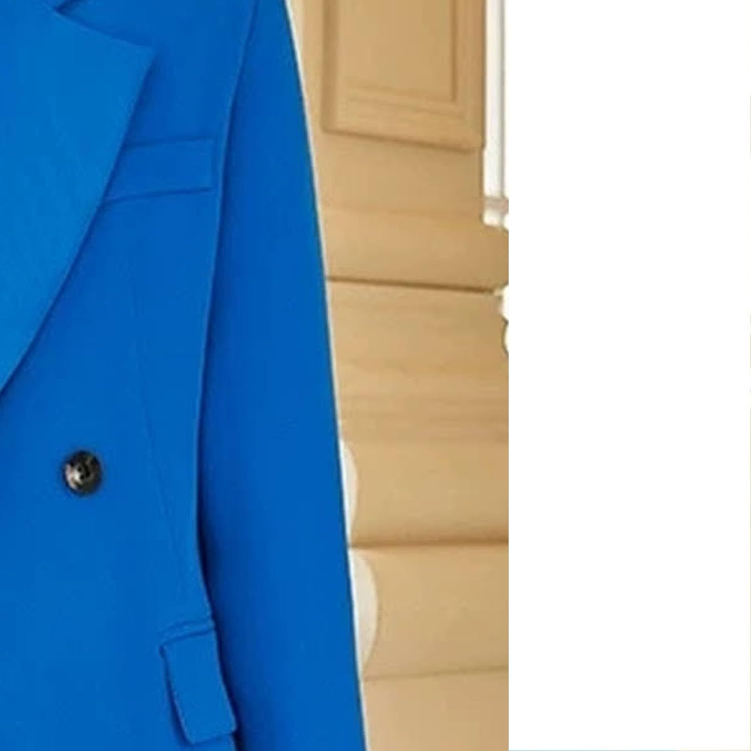 Women's Double Breasted Longline Blazer Black