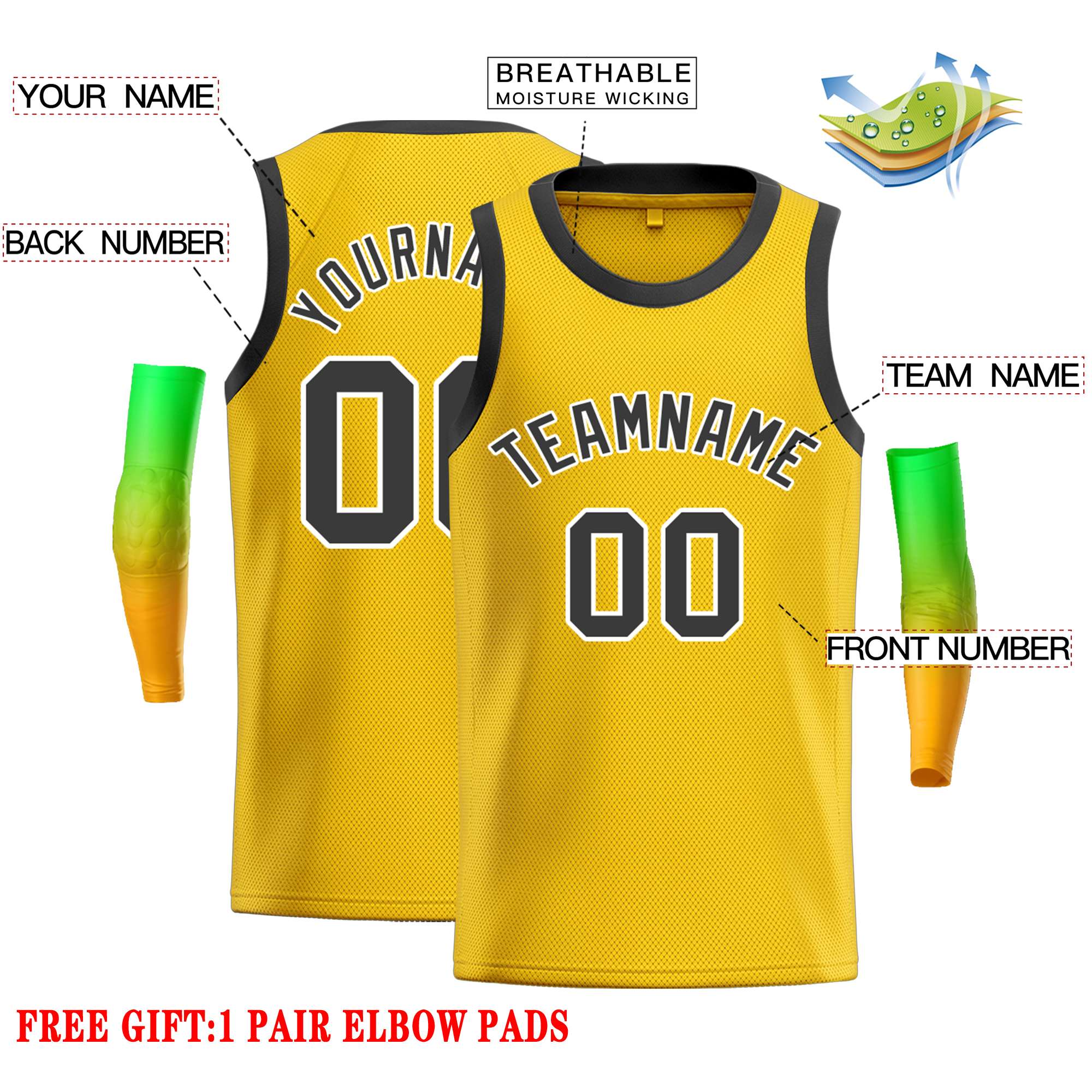 Custom Classic Tops Herren-Freizeit-Basketballtrikot