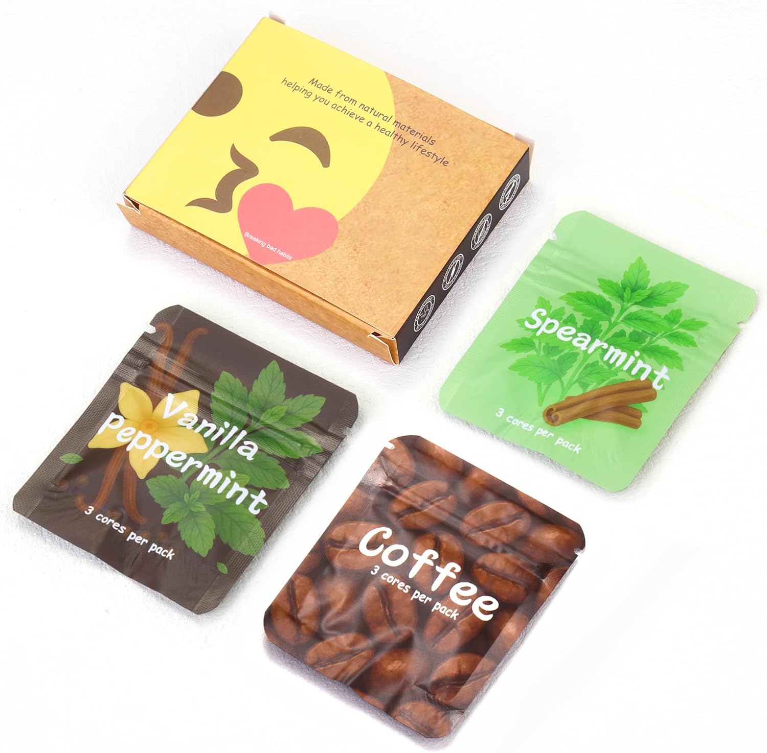 Natural Breathing Necklace Refill Cores 3 Flavors Natural Breathing Necklace Refill Cores 3 Flavors