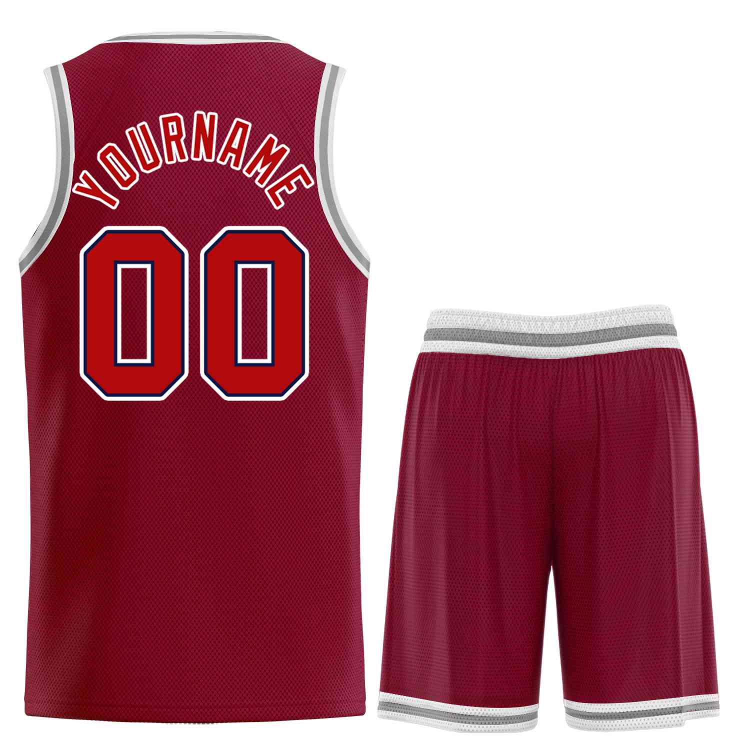 Custom Classic Sets gebogenes Basketballtrikot