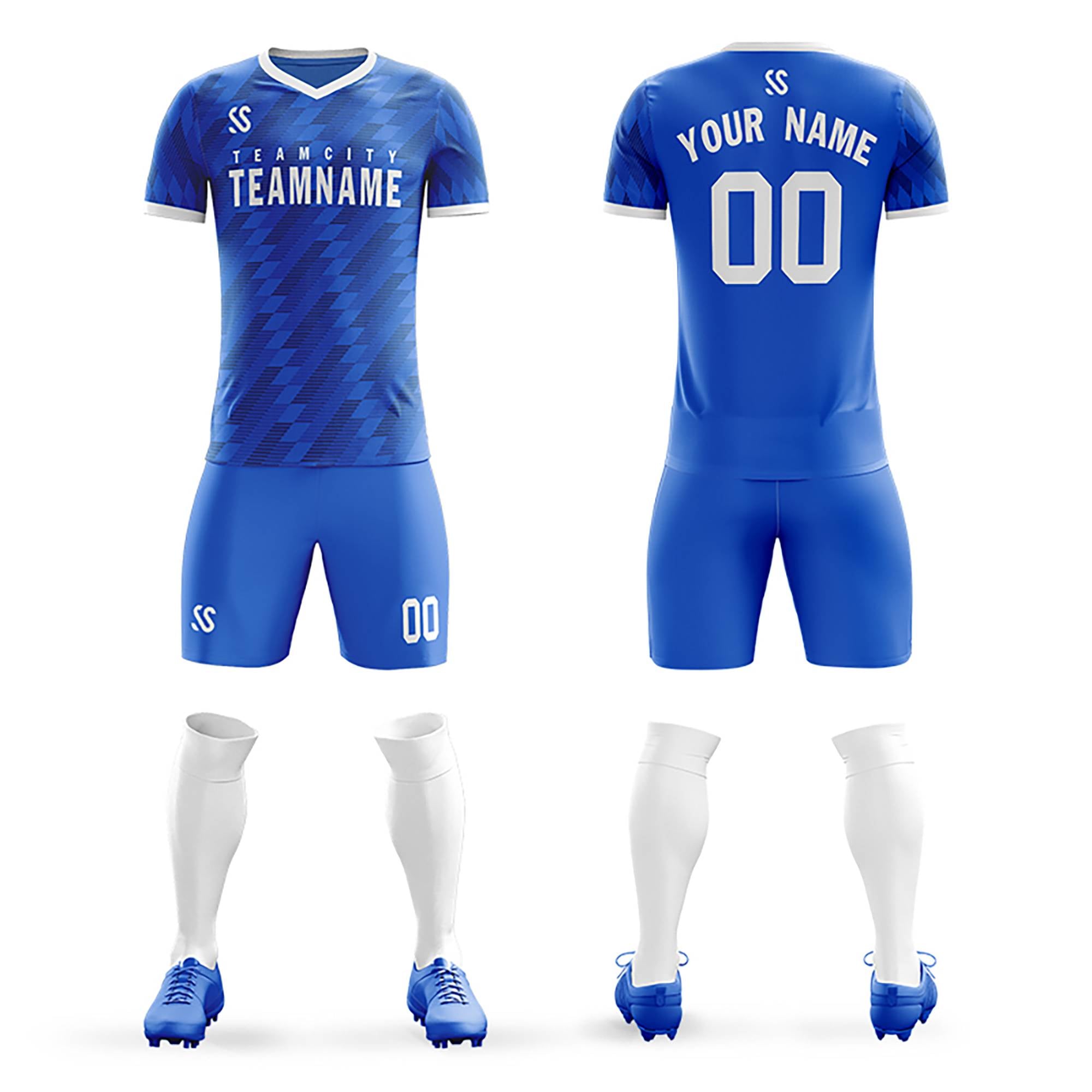 Benutzerdefinierter Druck Outdoor-Trainingsanzug Fußball-Sets Jersey Benutzerdefinierter Druck Outdoor-Trainingsanzug Fußball-Sets Jersey
