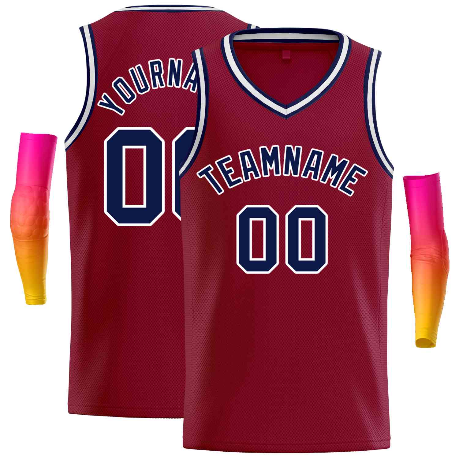 Custom Classic Tops Herren-Freizeit-Basketballtrikot