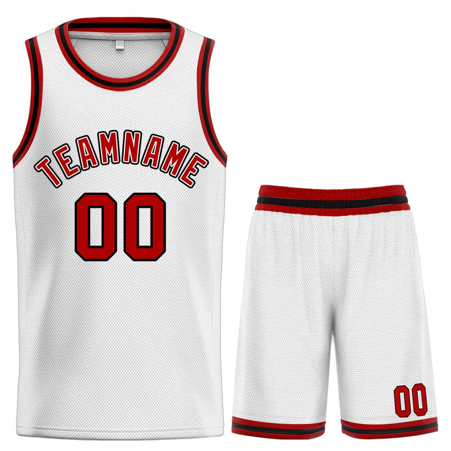 Custom Classic Sets gebogenes Basketballtrikot