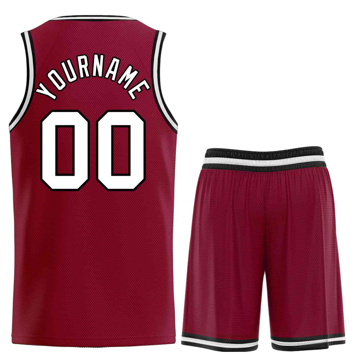 Custom Classic Sets gebogenes Basketballtrikot