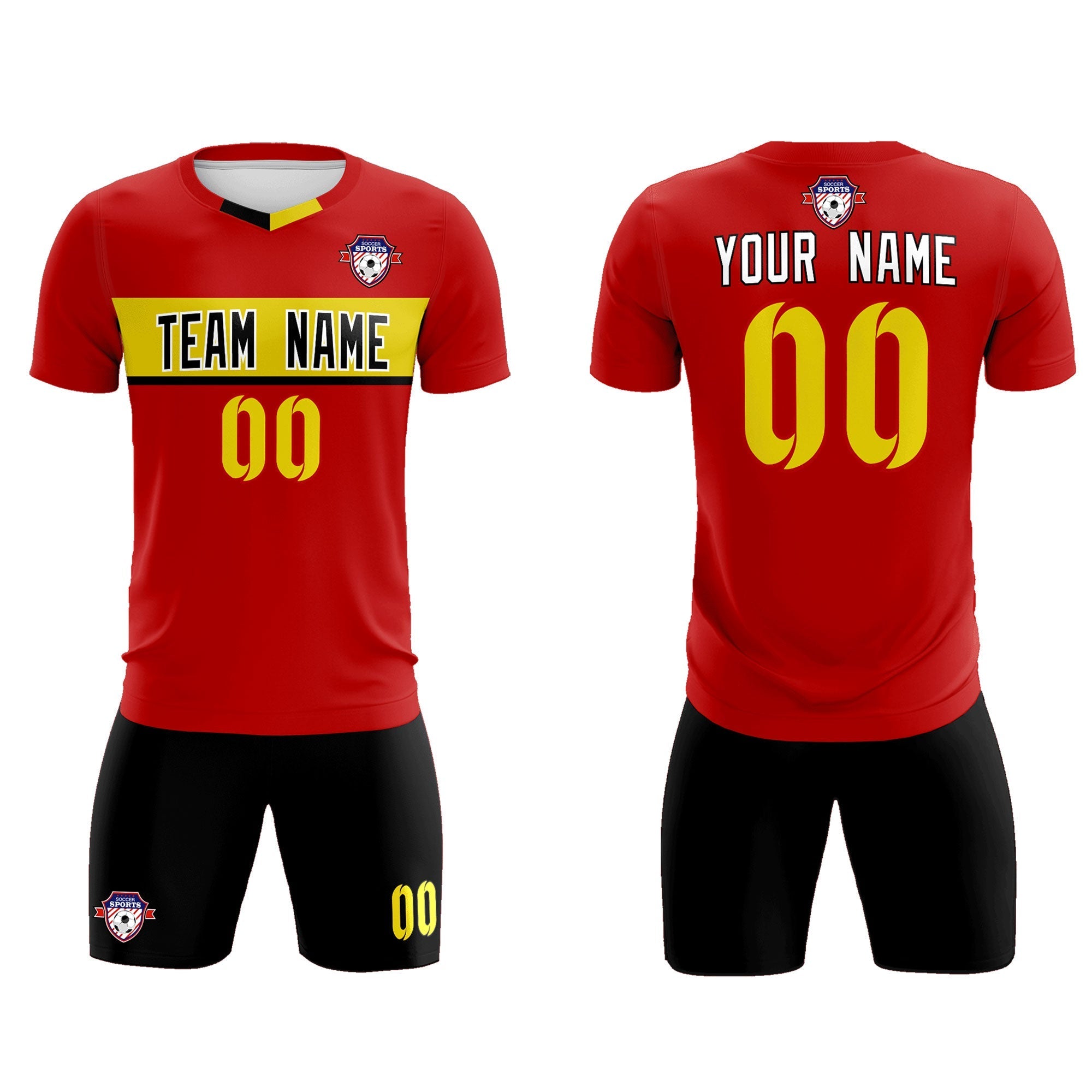 Benutzerdefinierte klassische Sport-Sets Fußball-Shirt-Trikot