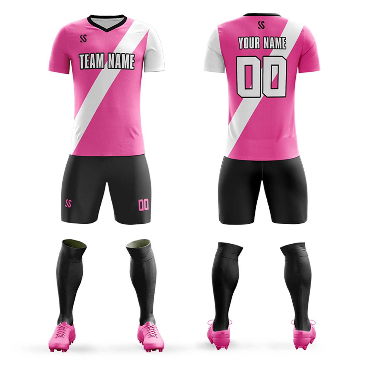 Benutzerdefinierte Freizeitdruck-Sportbekleidung-Fußball-Sets-Trikot Benutzerdefinierte Freizeitdruck-Sportbekleidung-Fußball-Sets-Trikot