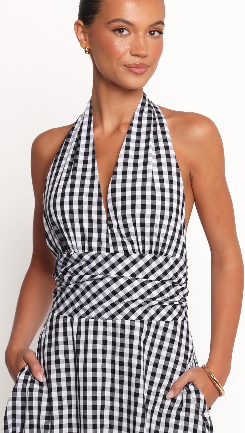 Women's Solene Maxi Halterneck Dress
