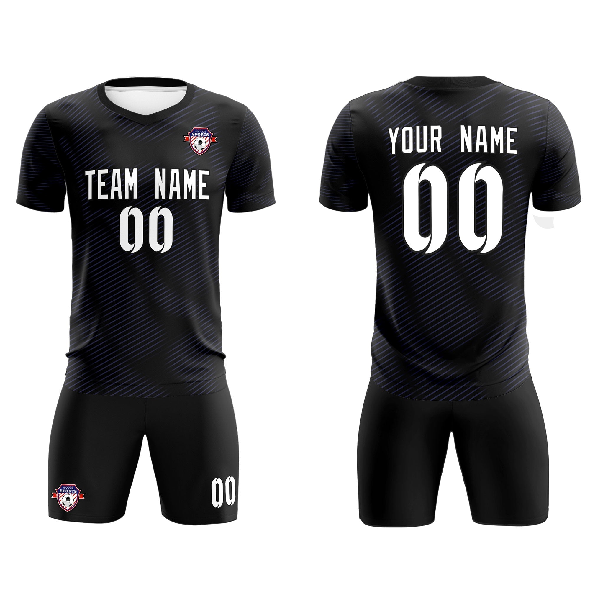 Maßgeschneiderte Trainingsuniform für Herren-Fußball-Sets