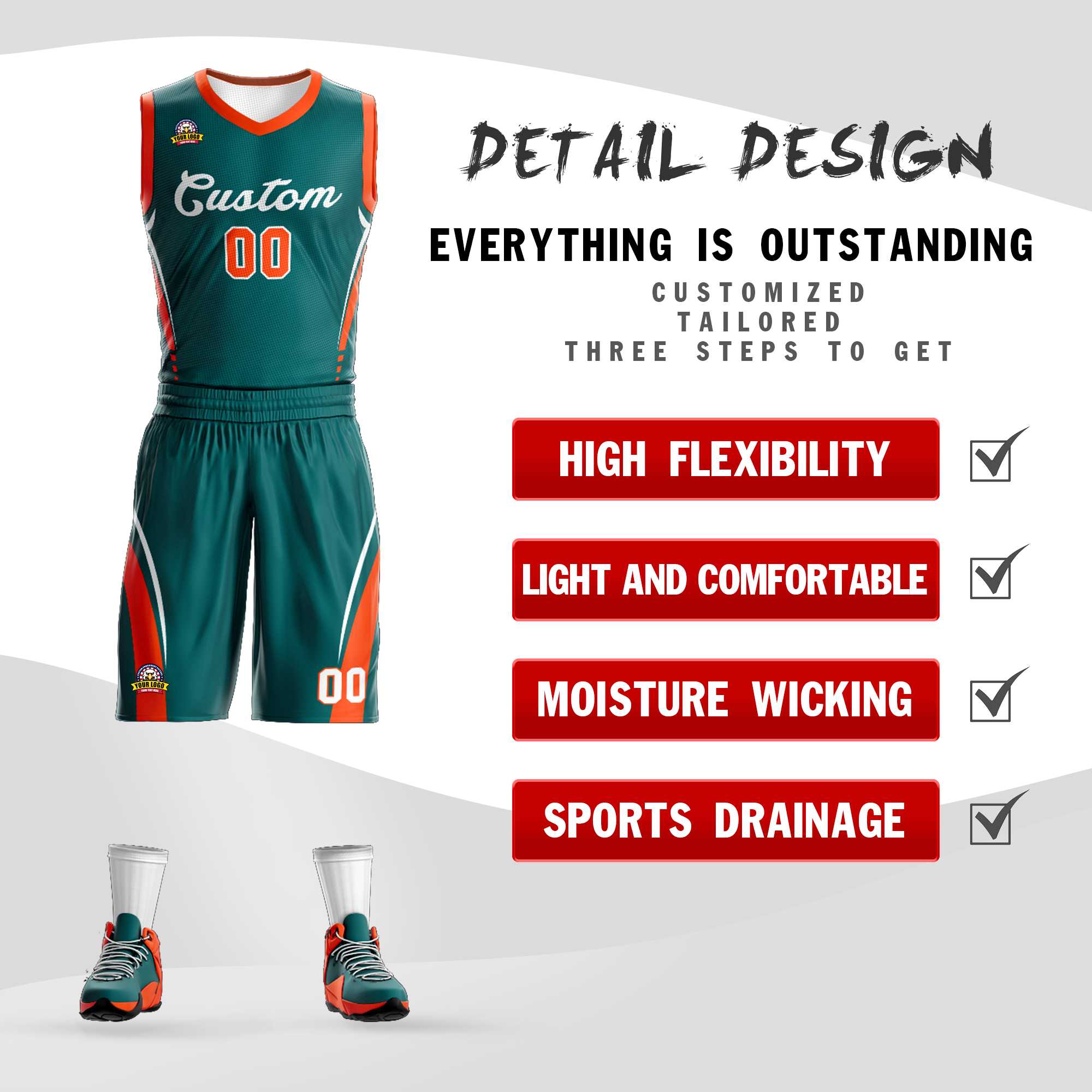 Custom Classic Sets Mesh-Basketballtrikot Custom Classic Sets Mesh-Basketballtrikot