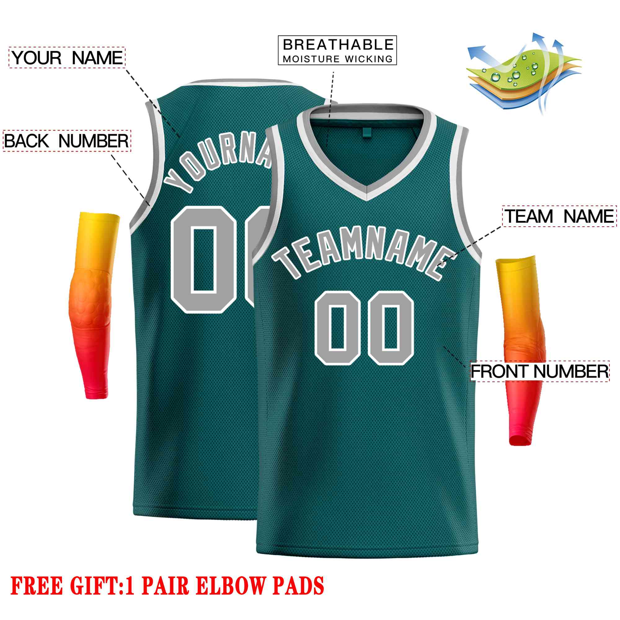 Custom Classic Tops Herren-Freizeit-Basketballtrikot