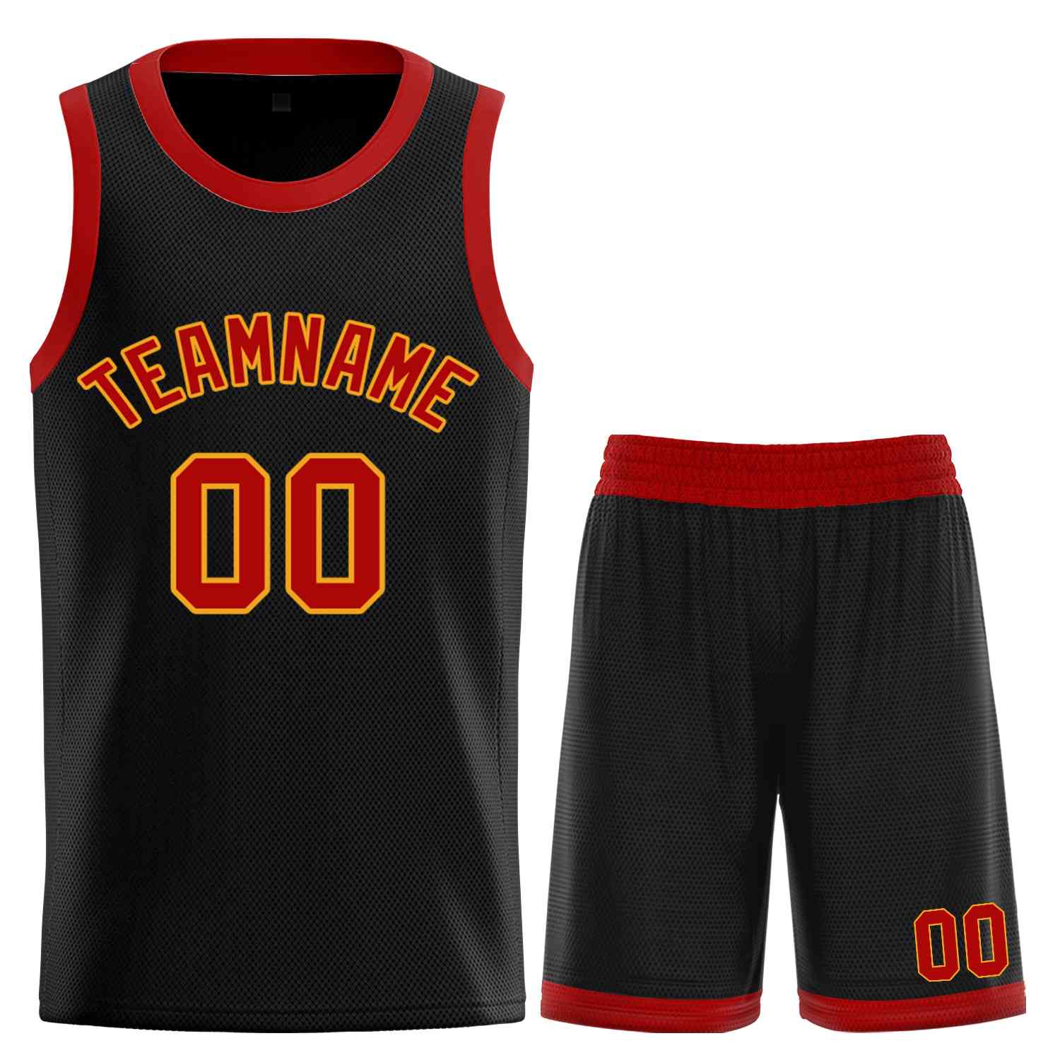 Custom Classic Sets gebogenes Basketballtrikot
