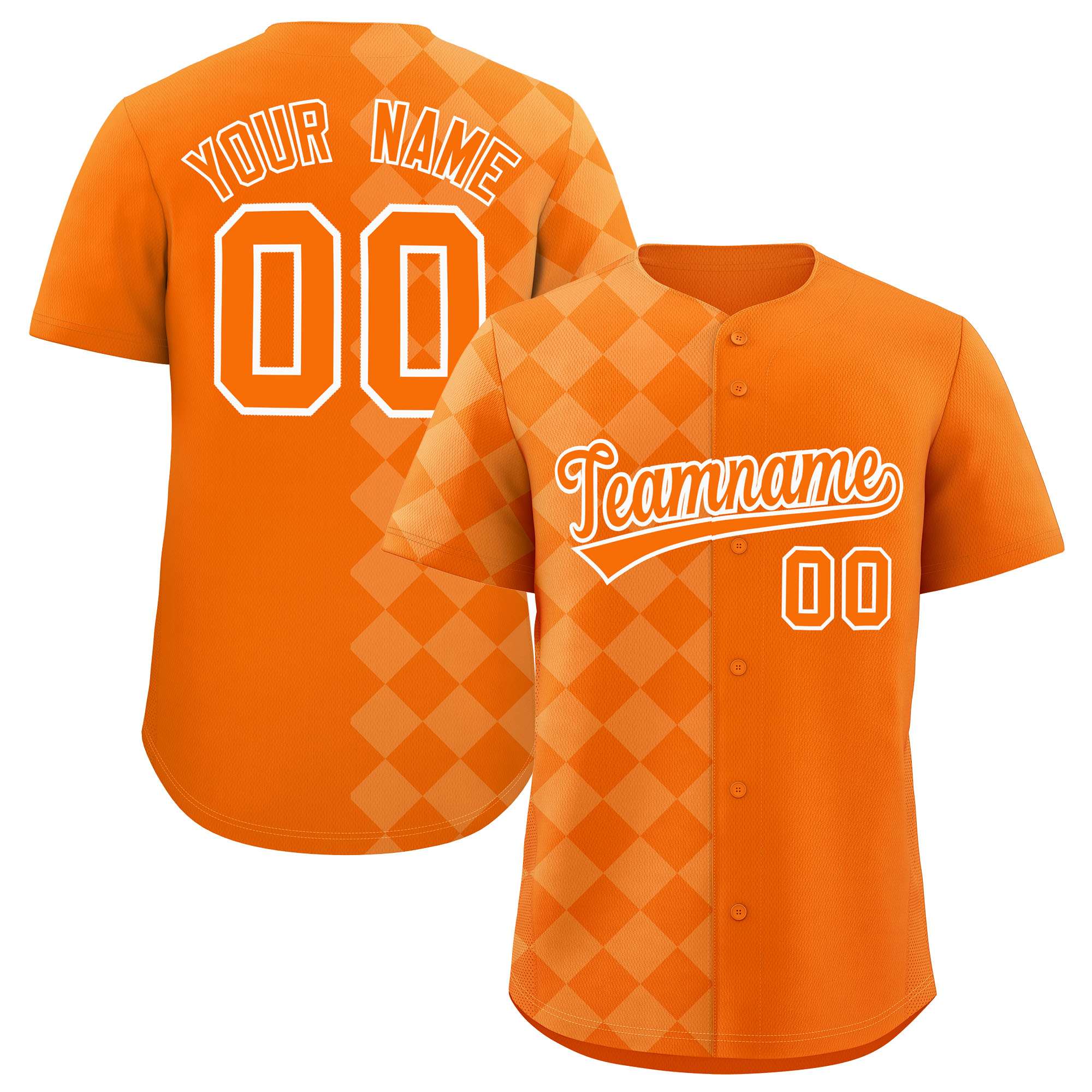 Authentisches Baseball-Trikot im individuellen Rhombus-Design