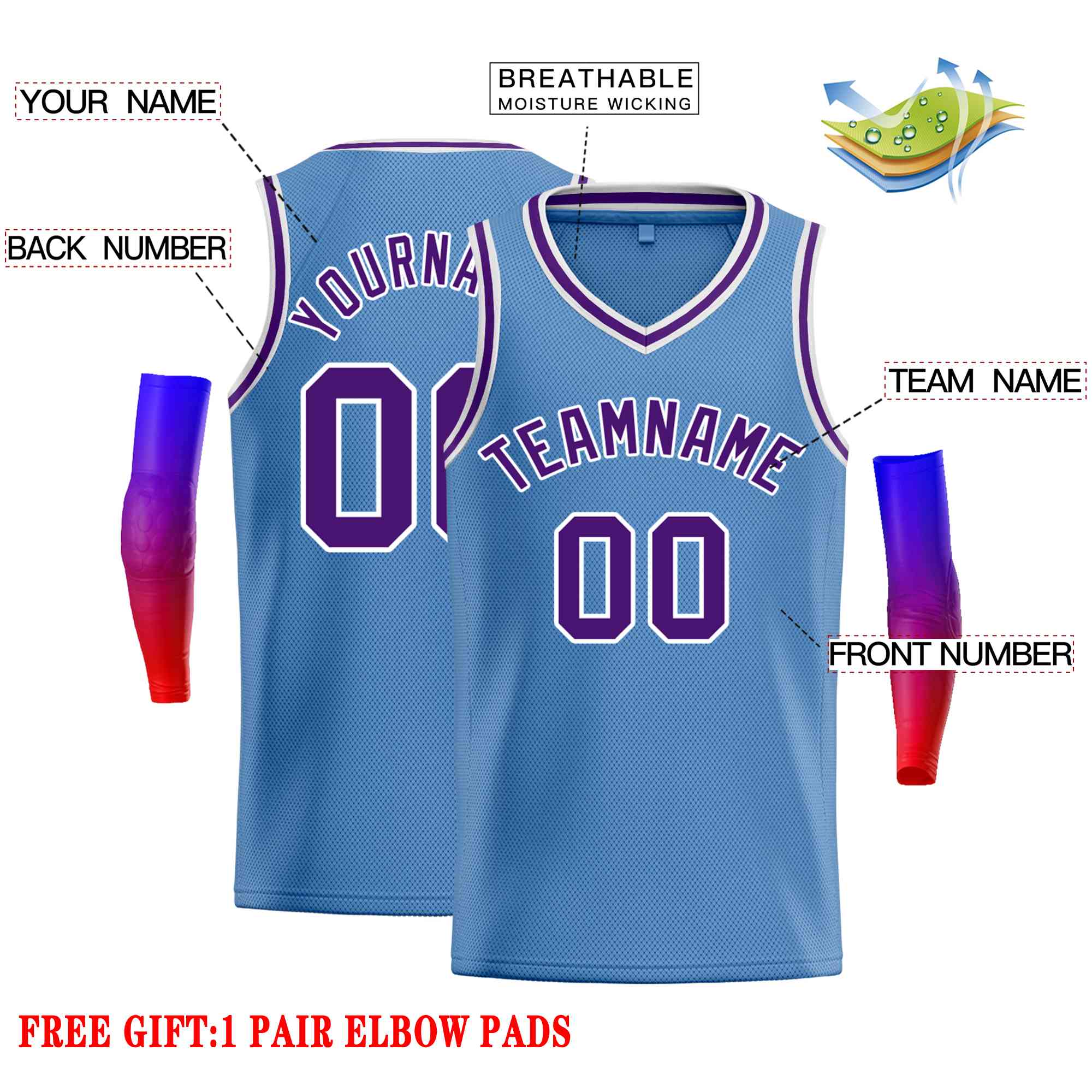Custom Classic Tops Herren-Freizeit-Basketballtrikot