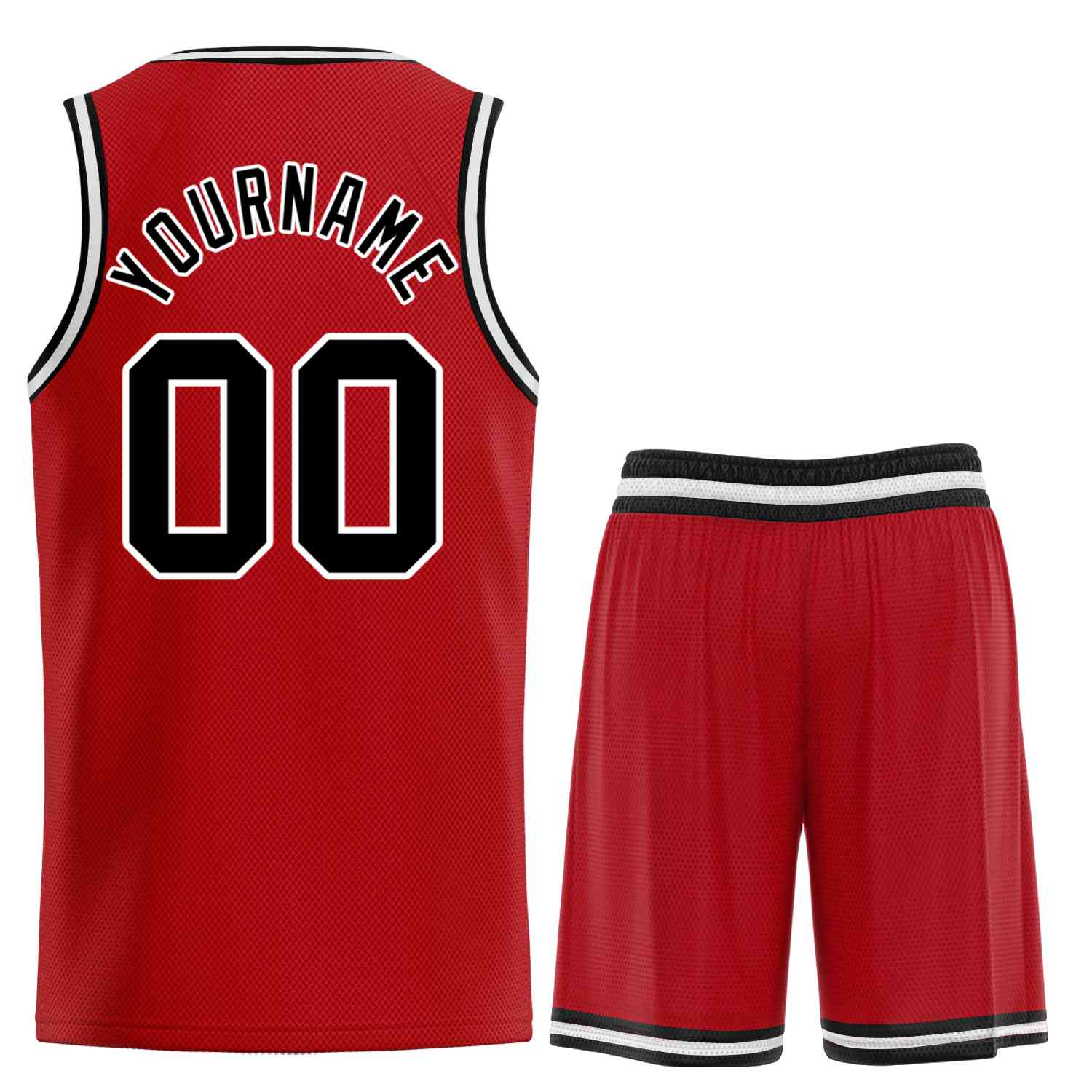 Custom Classic Sets gebogenes Basketballtrikot