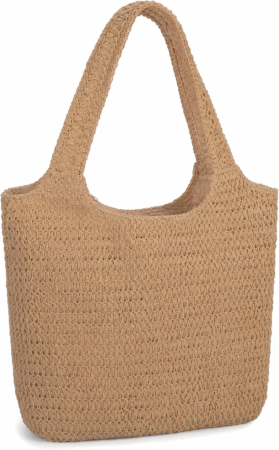 Women's Canvas Tote Bag Beige Minimalist