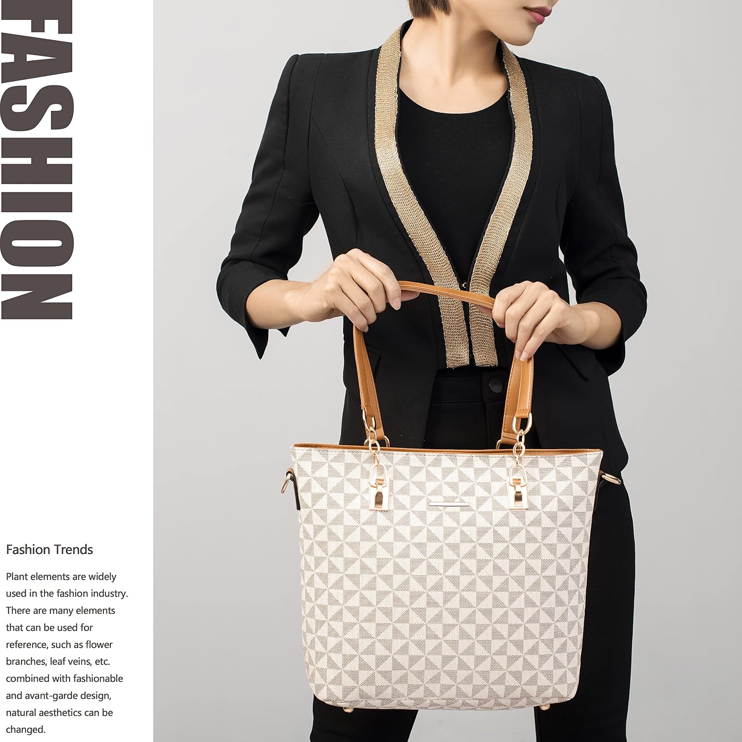 Women's 6-Piece Top Handle Satchel Set Women's 6-Piece Top Handle Satchel Set