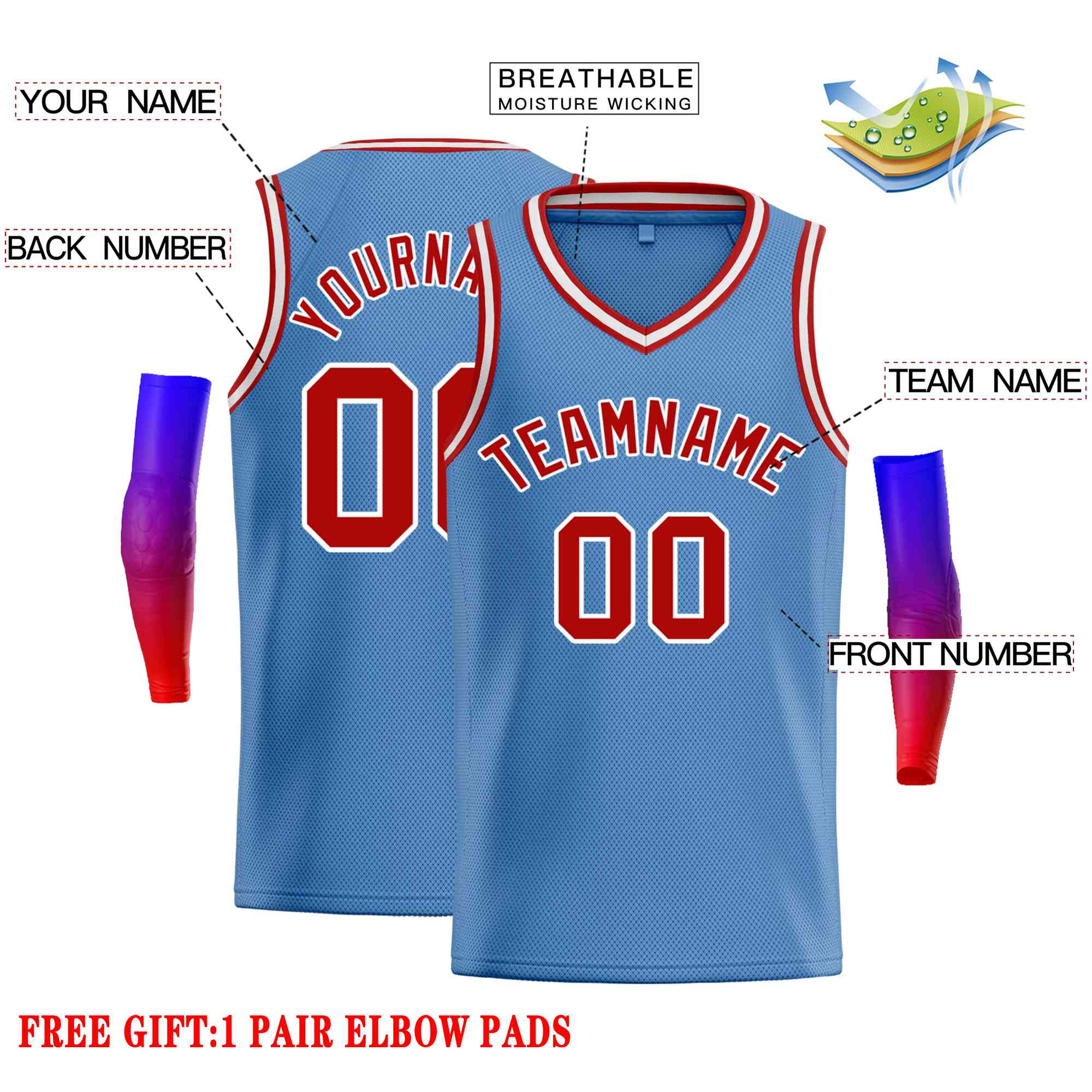 Custom Classic Tops Herren-Freizeit-Basketballtrikot