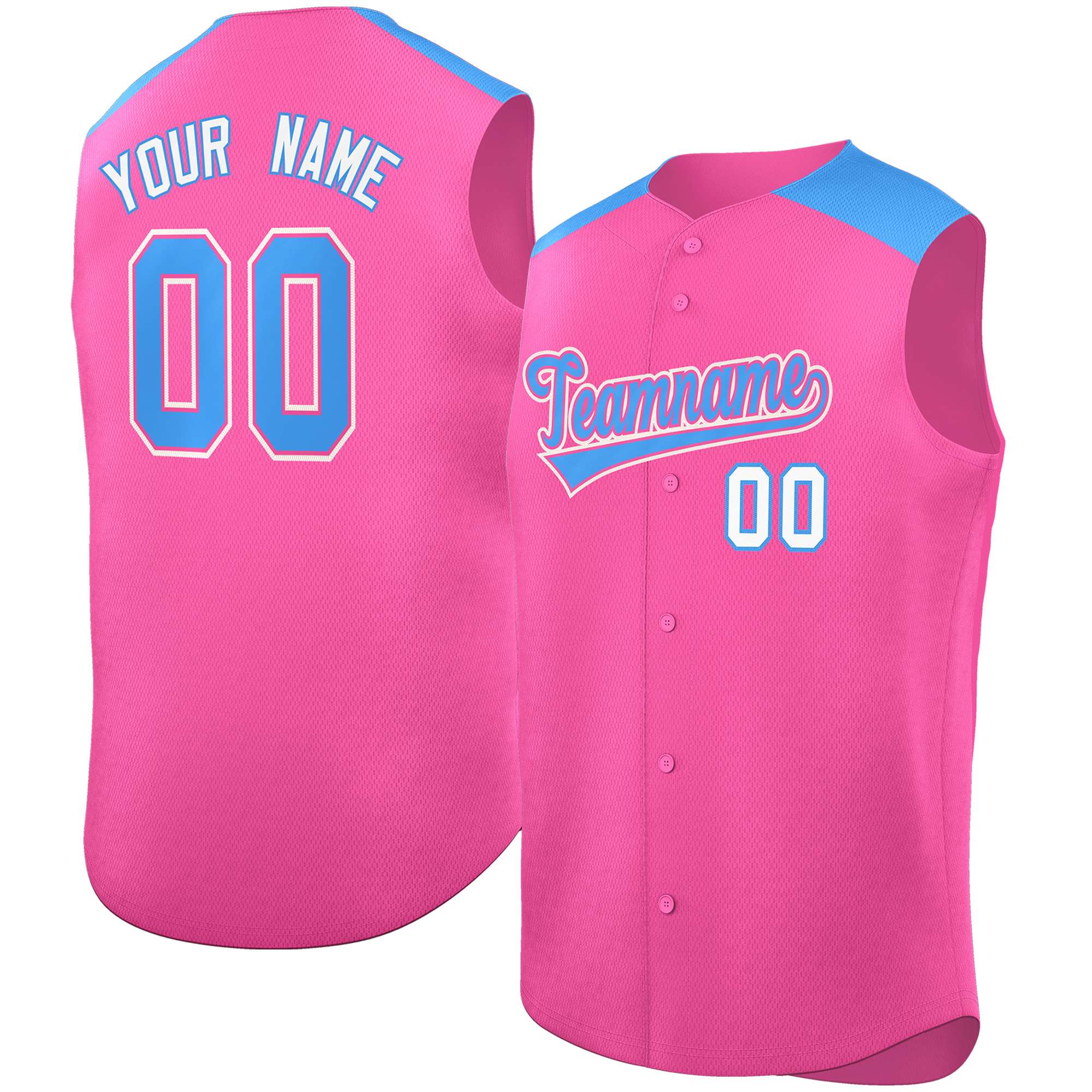Benutzerdefinierte personalisierte klassische authentische ärmellose Baseball-Trikot