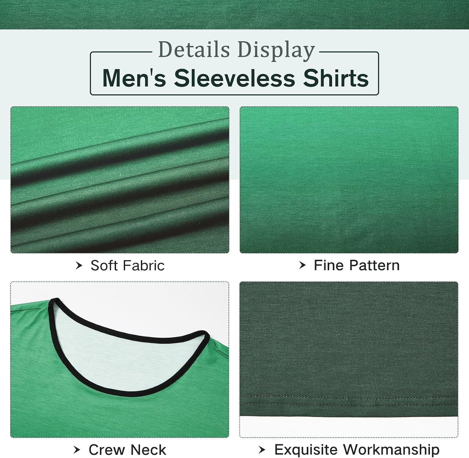 Men's Ombre Muscle Tank Top Green Black Men's Ombre Muscle Tank Top Green Black